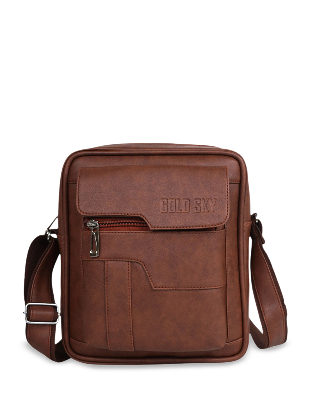 GOLD SKY Textured Sling Bag