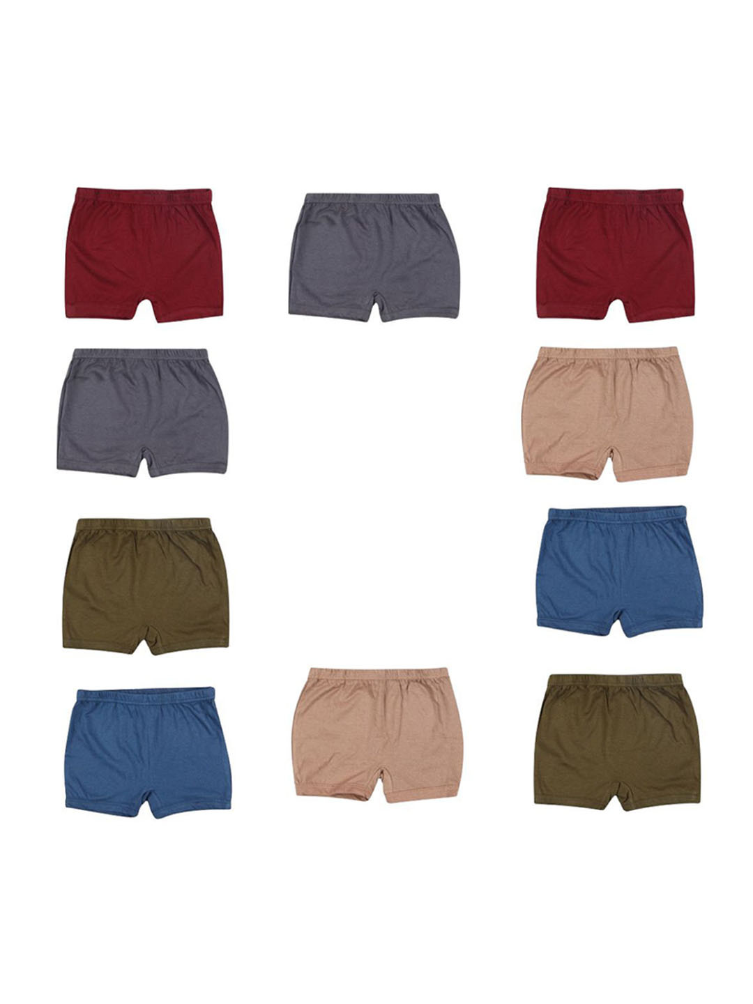 YELLOWDELIGHT Infant Girls Pack Of 10 Cotton Briefs YD 734 Tony (g) dr 0-6m-10p-Multicolor