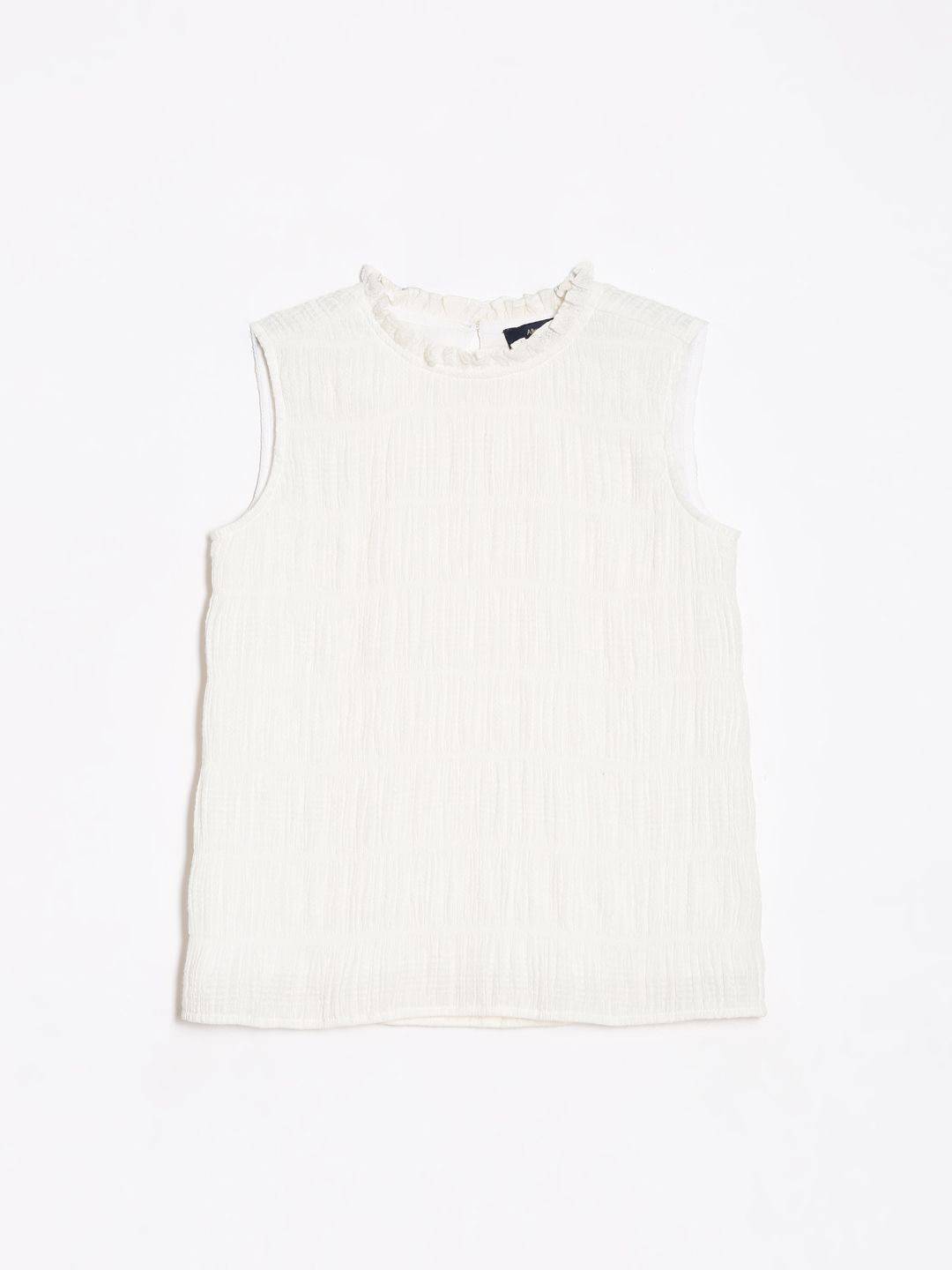 Allen Solly Girls Textured Cotton Top