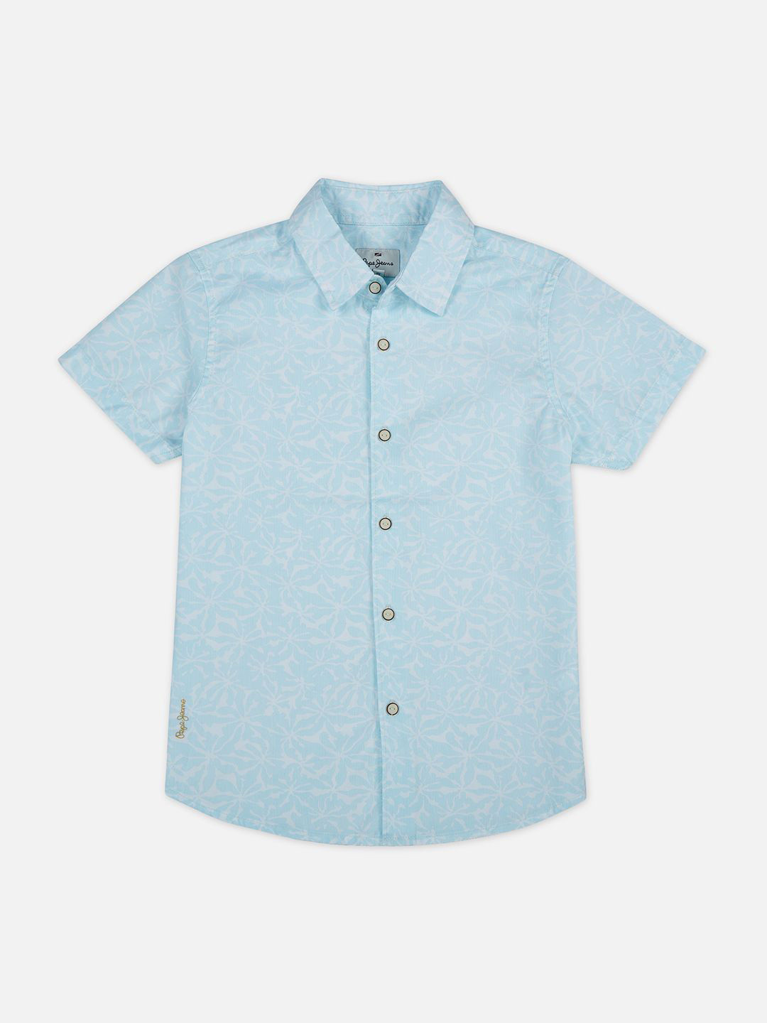 Pepe Jeans Boys Floral Opaque Printed Casual Shirt