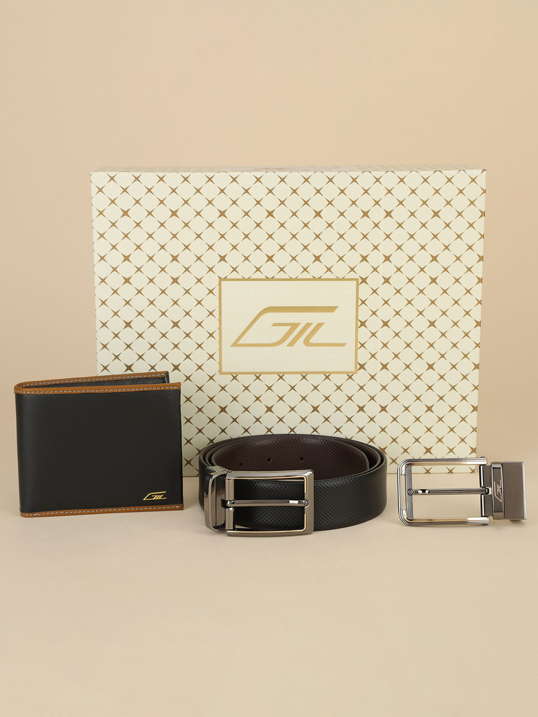 GIL Men Accessory Gift Set of Wallet & Belt