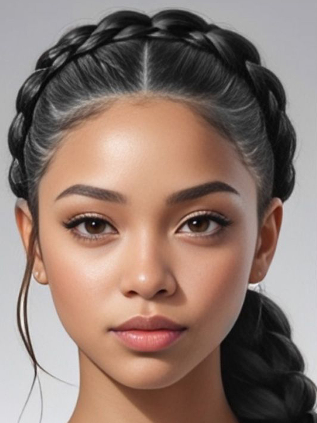 D-Divine Braided With Teeth Hair Band