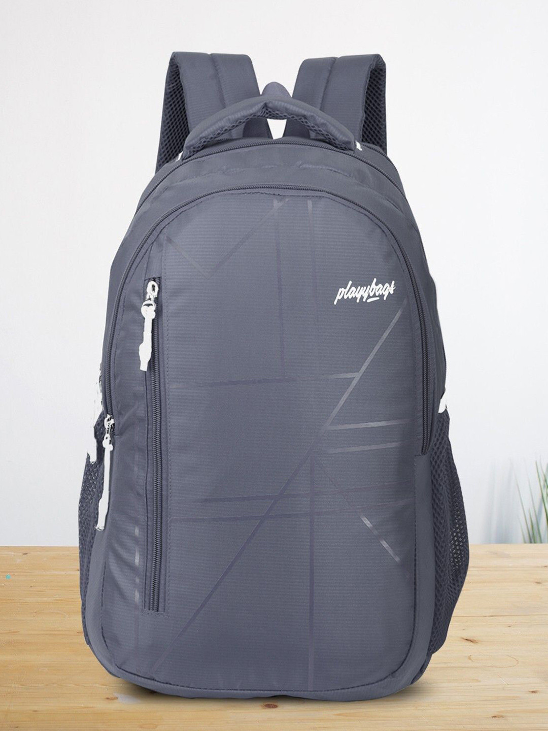 PLAYYBAGS Unisex Brand Logo Durable Backpack