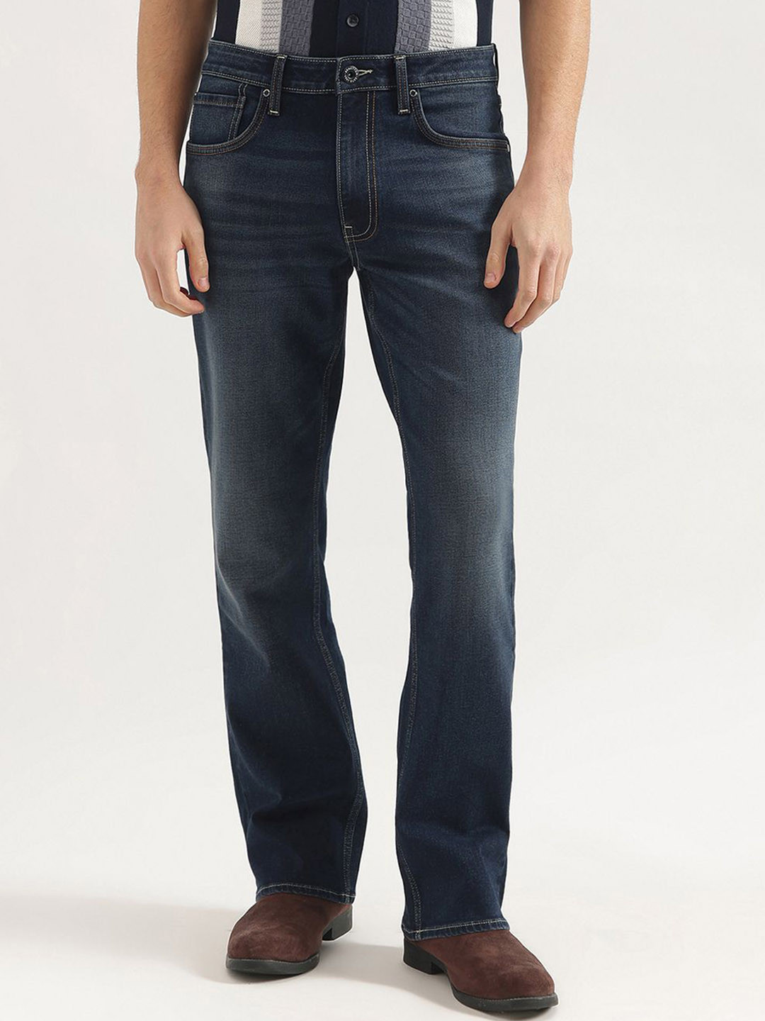 United Colors of Benetton Men Light Fade Jeans