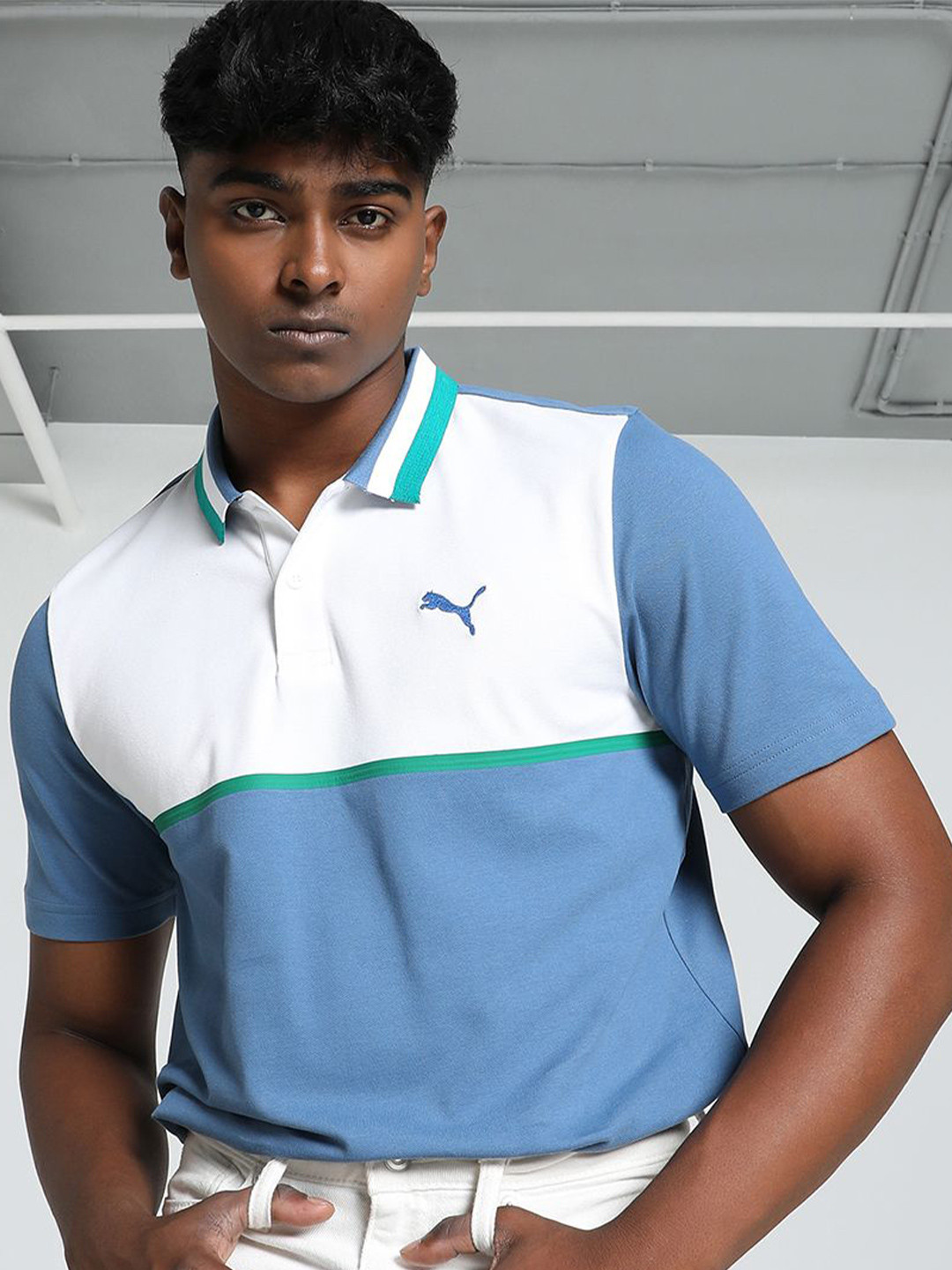 Puma Men's Colorblock Polo