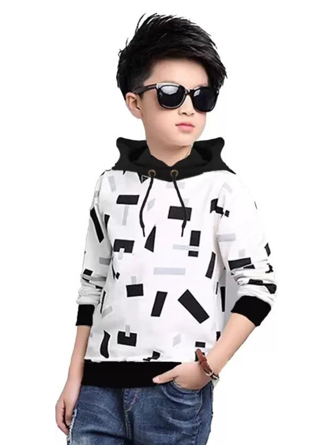 ATLANS Boys Printed Hooded T-shirt