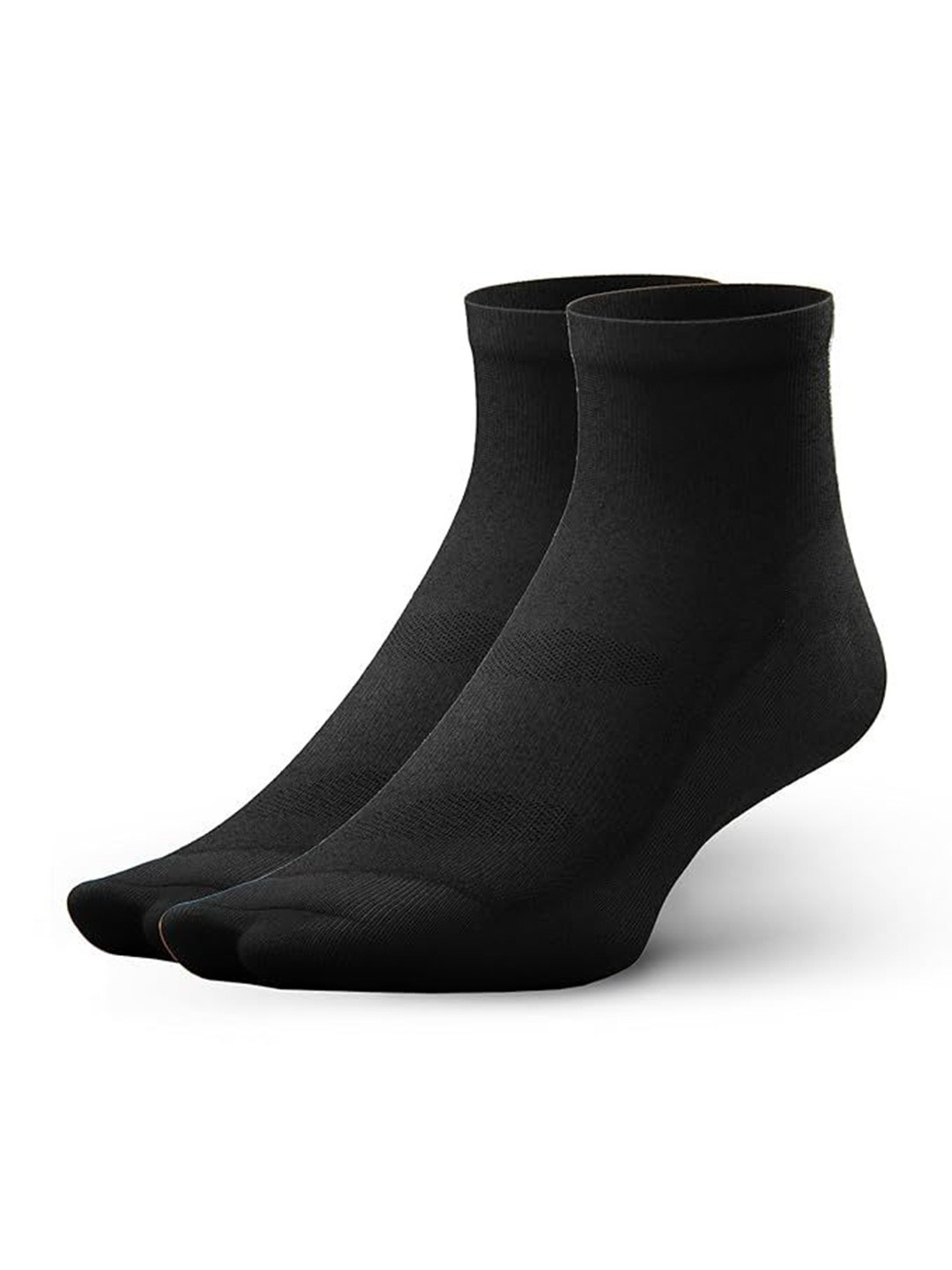 Frido Pack of 2 Black Alpha Series Quarter Grip Socks