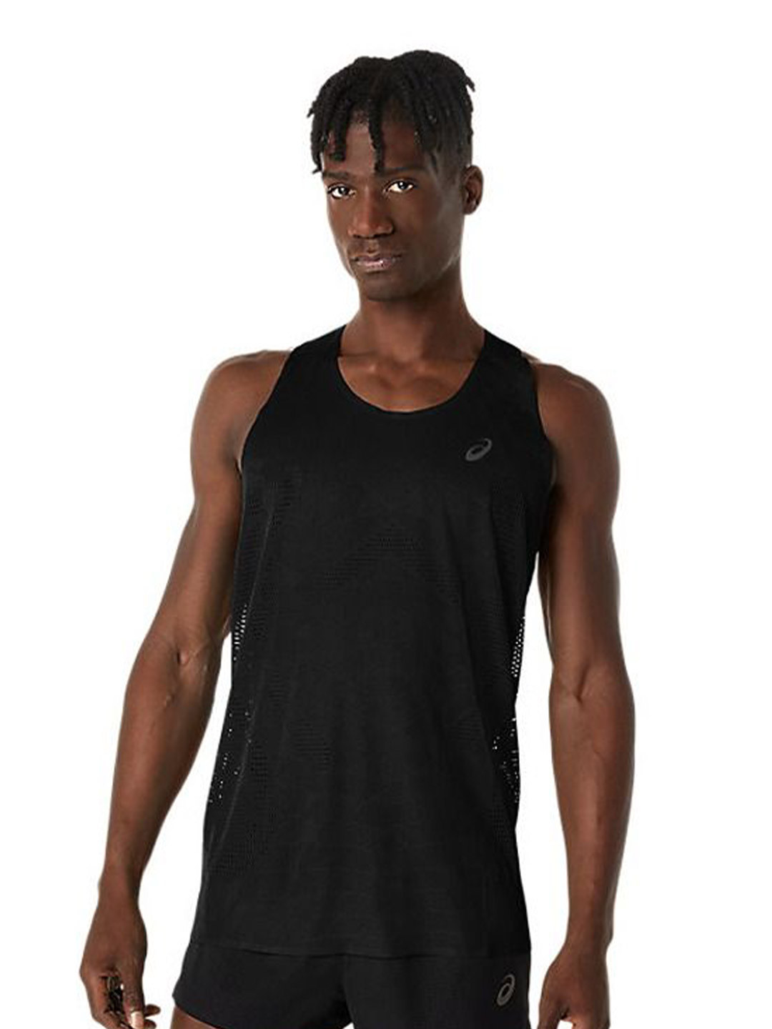 ASICS METARUN SINGLET Sleeveless Innerwear Vest - 2011D287.001-PERFORMANCE BLACK