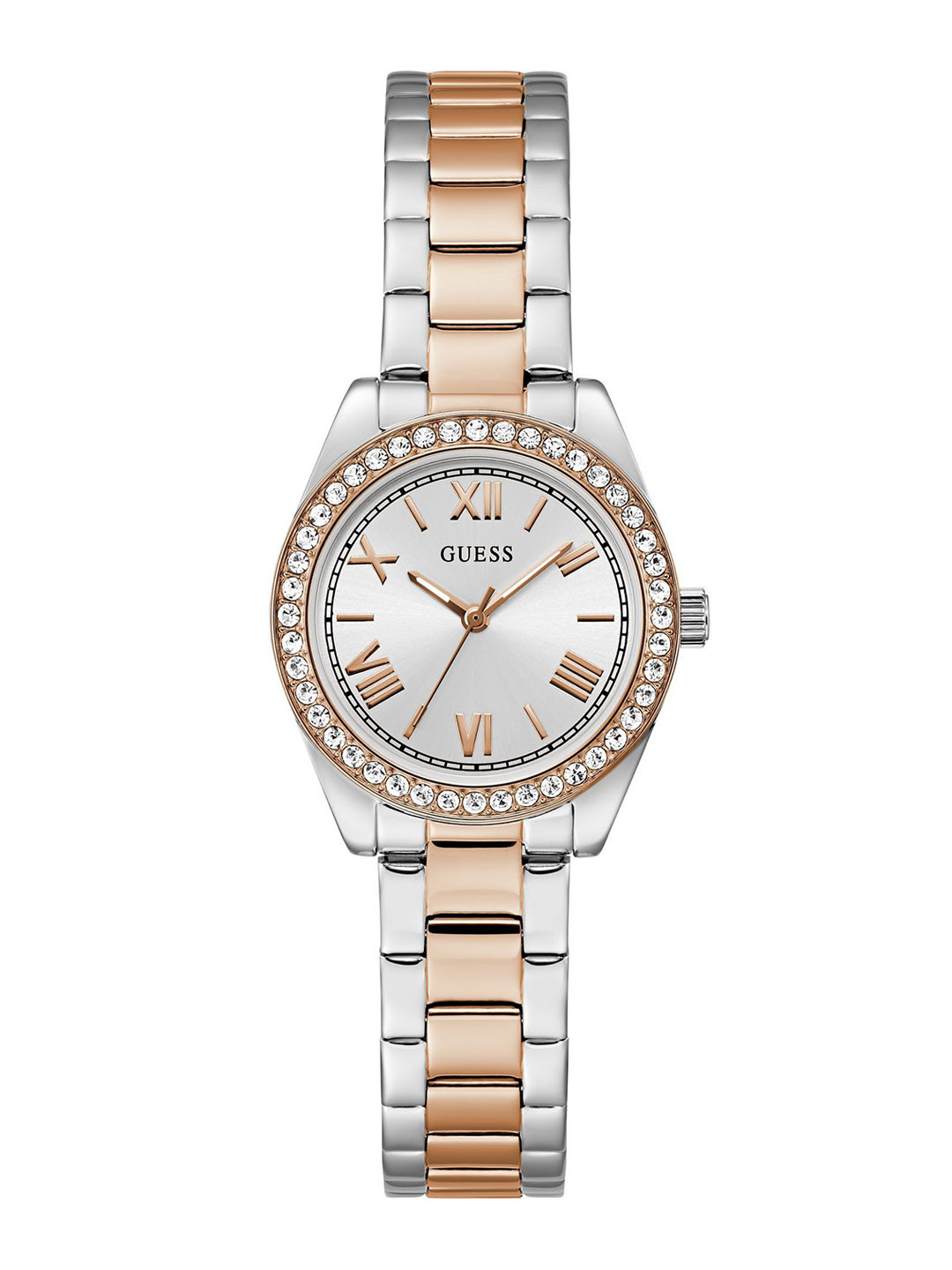 GUESS Women Dial & Bracelet Style Straps Analogue Watch GW0841L3