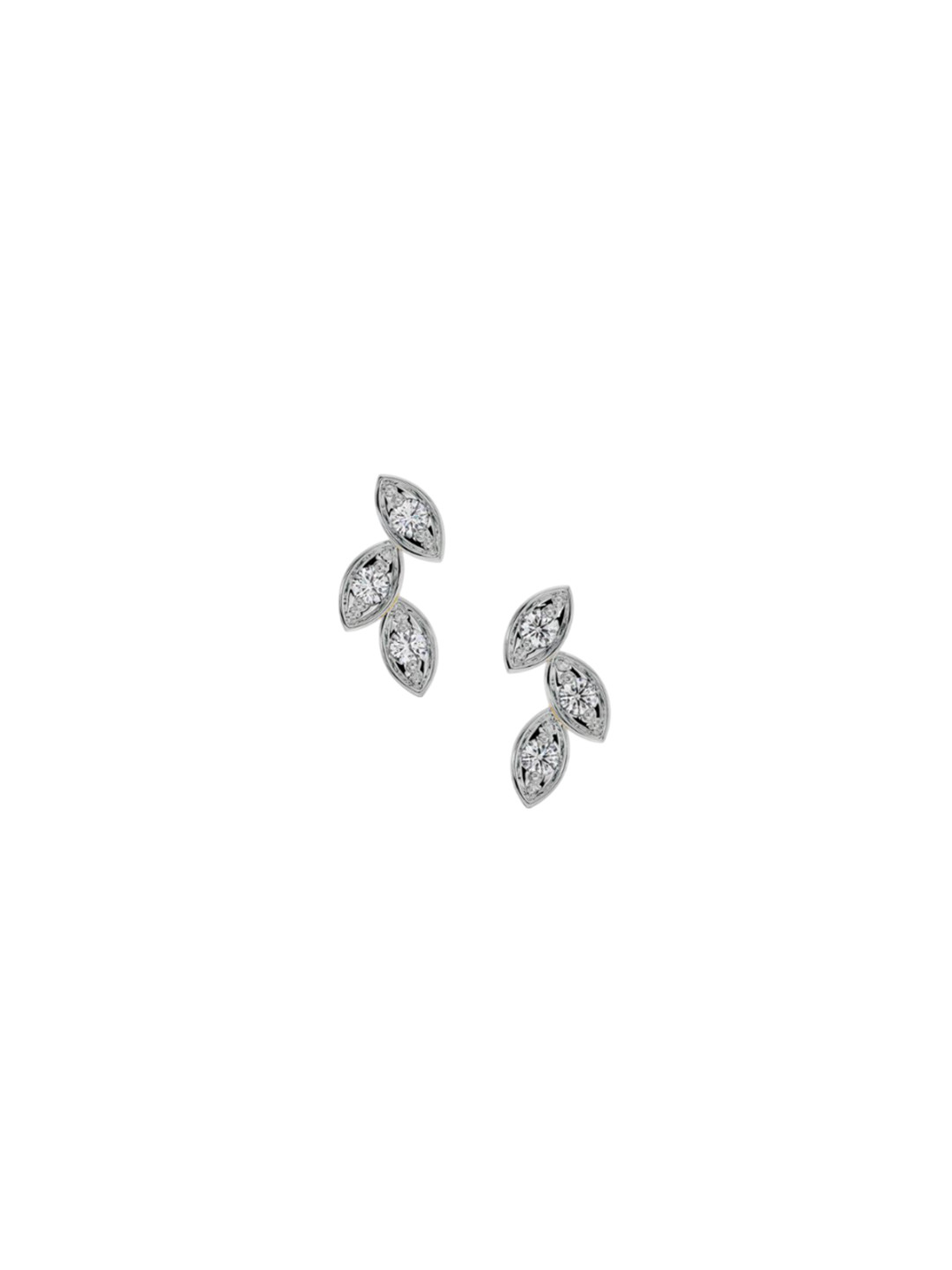 Emori Marquise Mirage Lab Diamond in 14KT Gold Earring