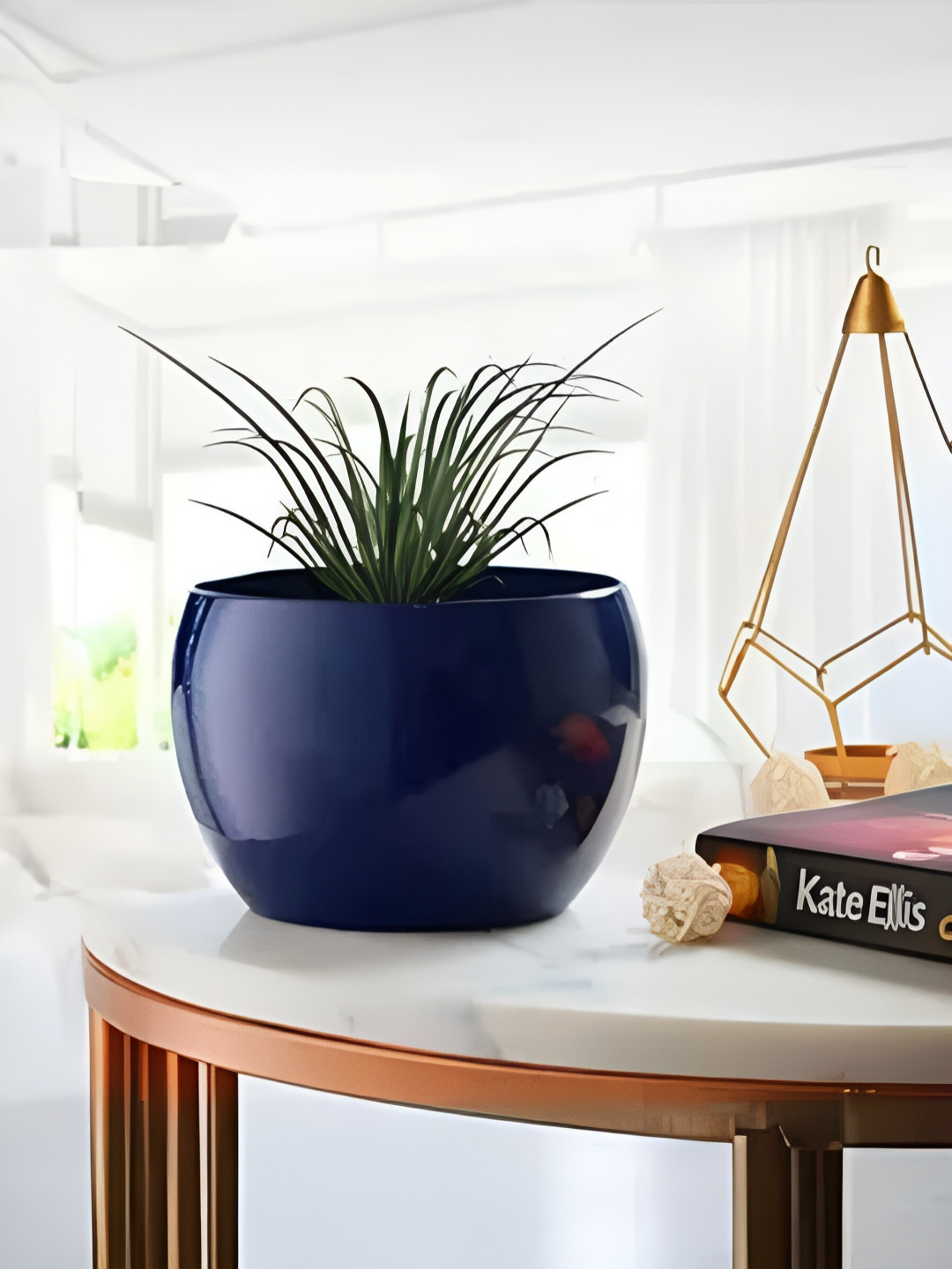 Crest Innovative Lives Blue Round Planter