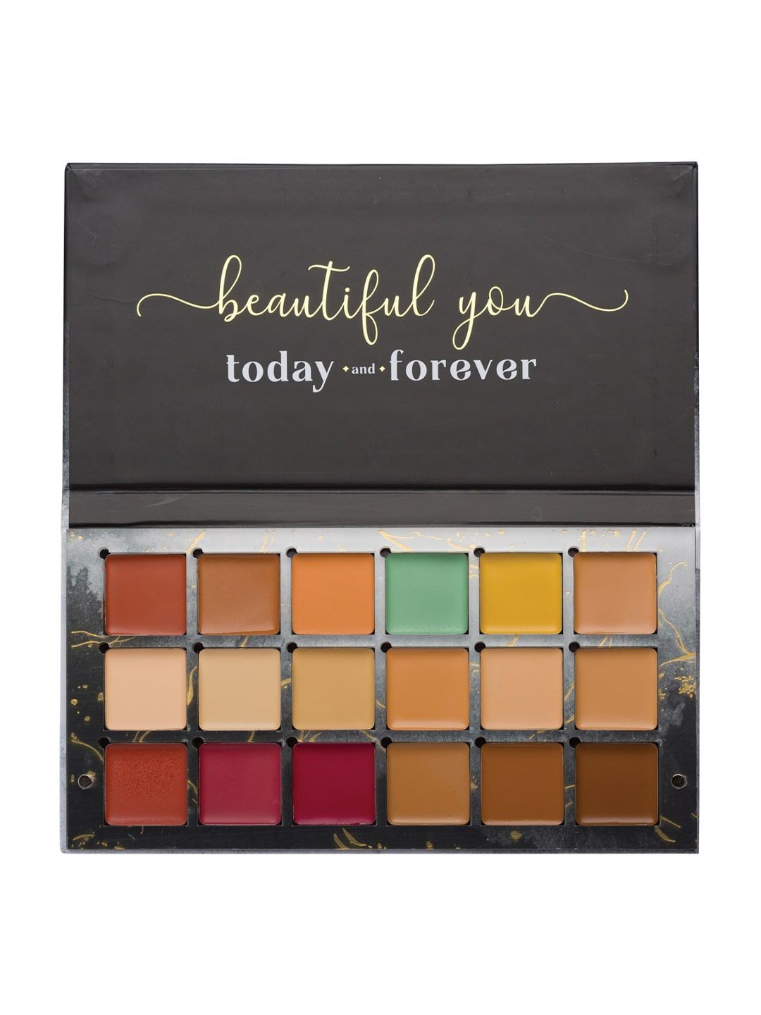 AFLAIRZA One For All Palette Contour, Foundation, Concealer & Blush - 56g - Black