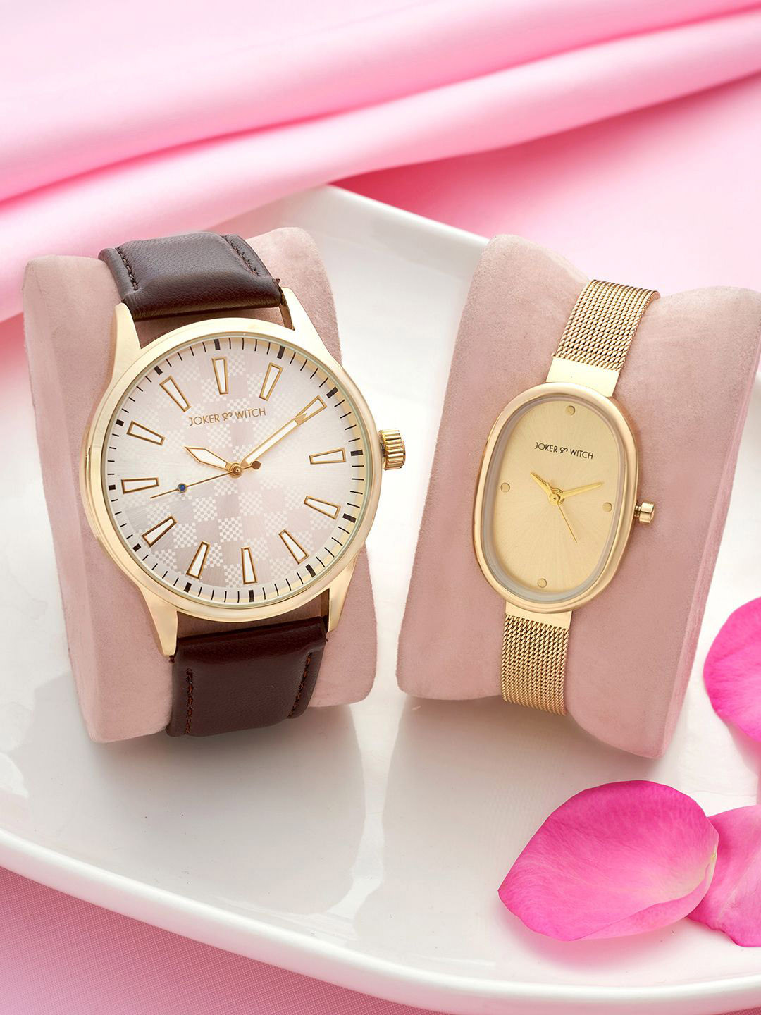 JOKER & WITCH Mark & Lexie Analogue Couple Watches Giftset