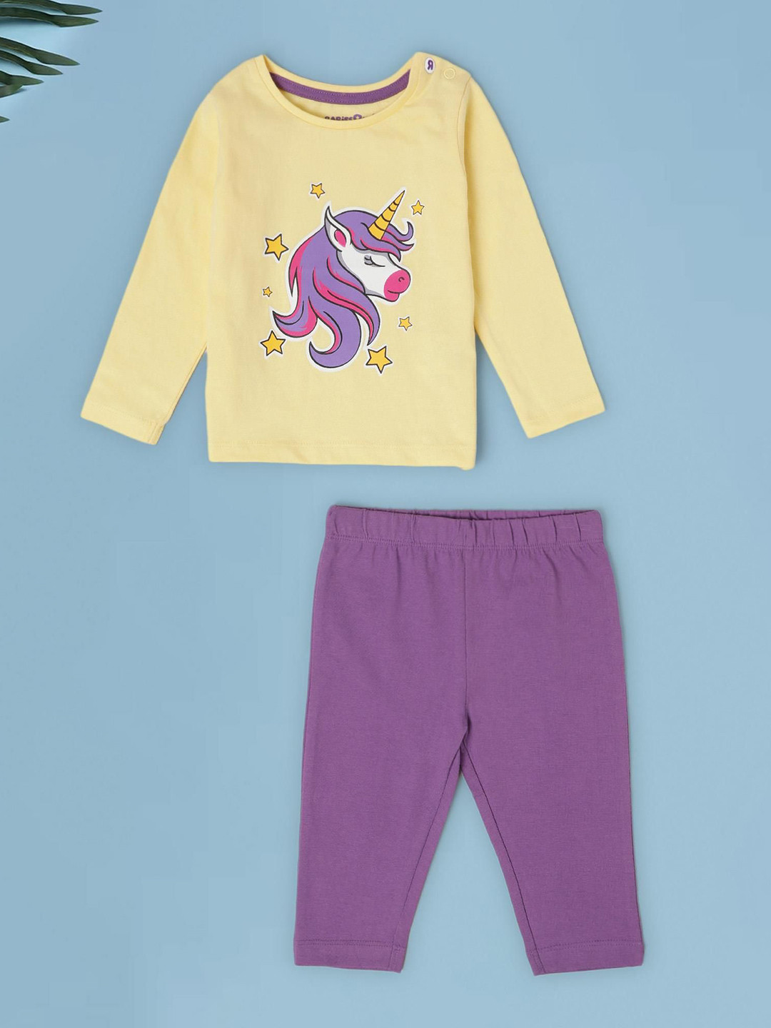 Babies R Us Girls Pack of 2 Printed Sleepsuit