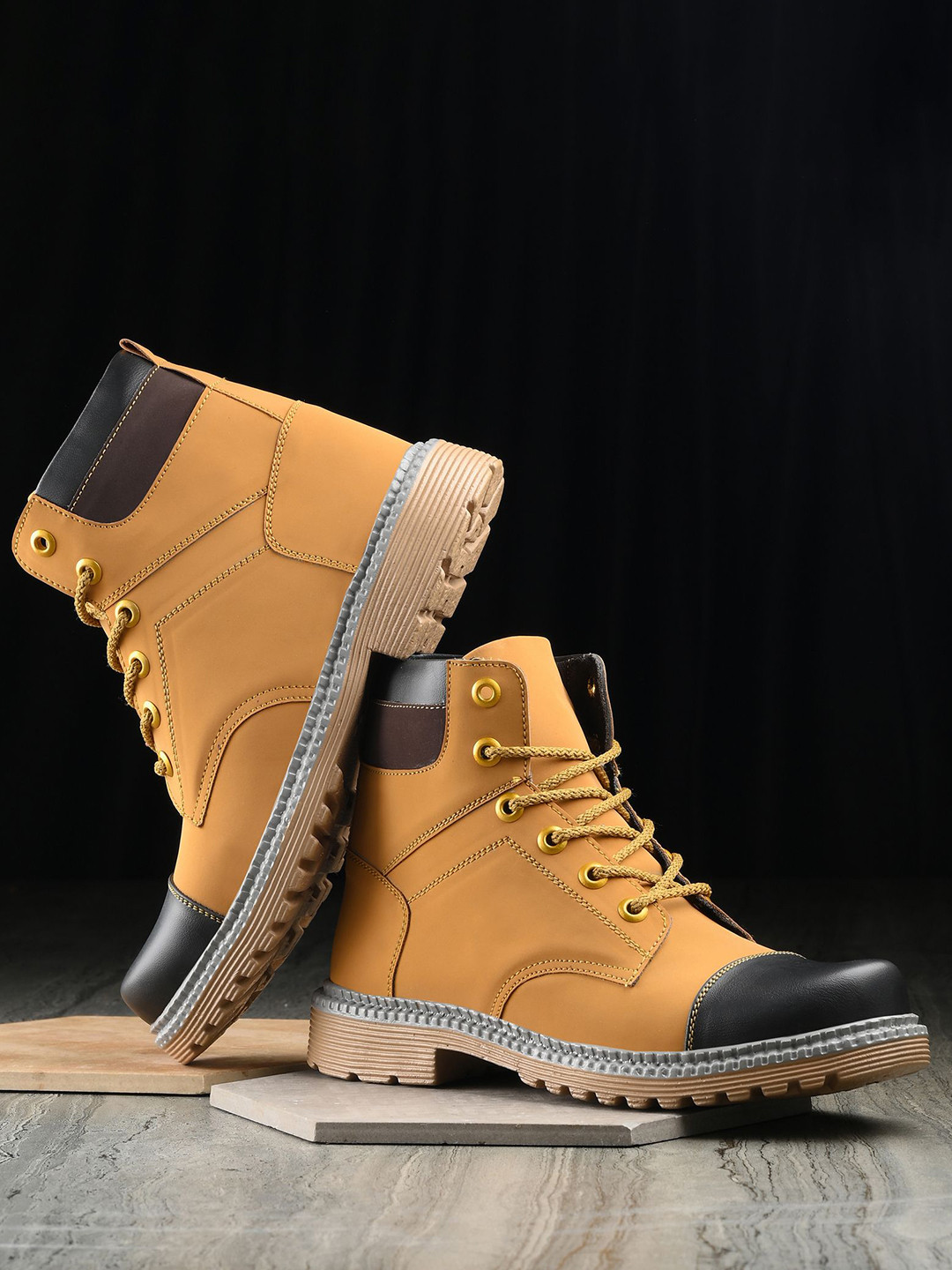 Shoe Island Men Casual Chunky Boots