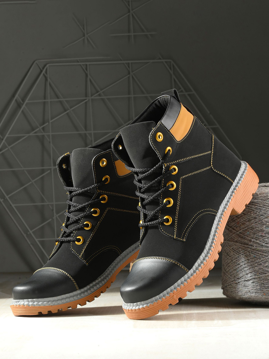 Shoe Island Men Casual Long Boots