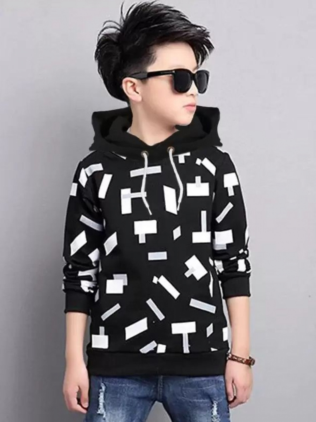 ATLANS Boys Printed Hooded T-shirt