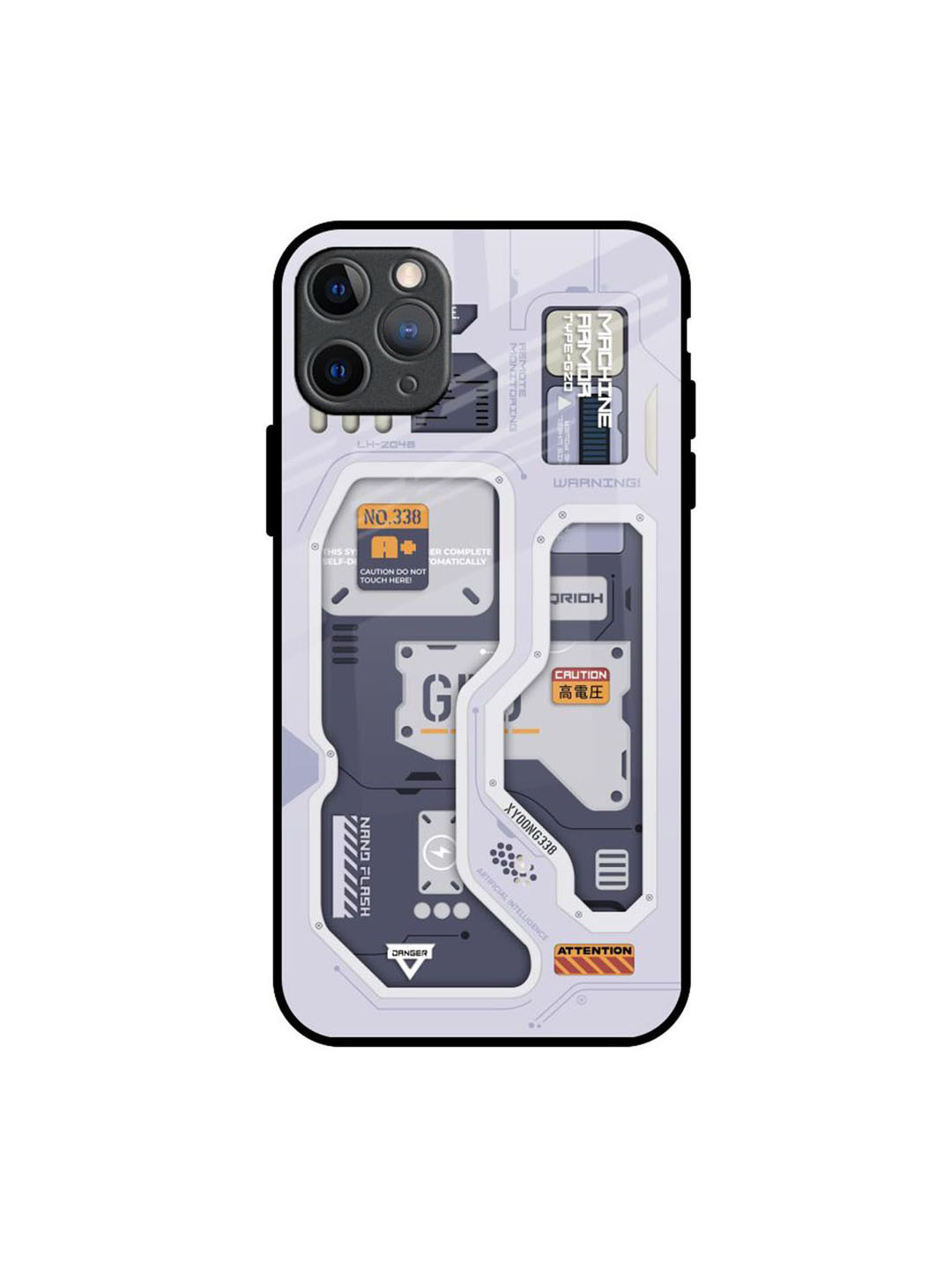 QRIOH Tech Savvy Printed iPhone 11 Pro Max Back Case