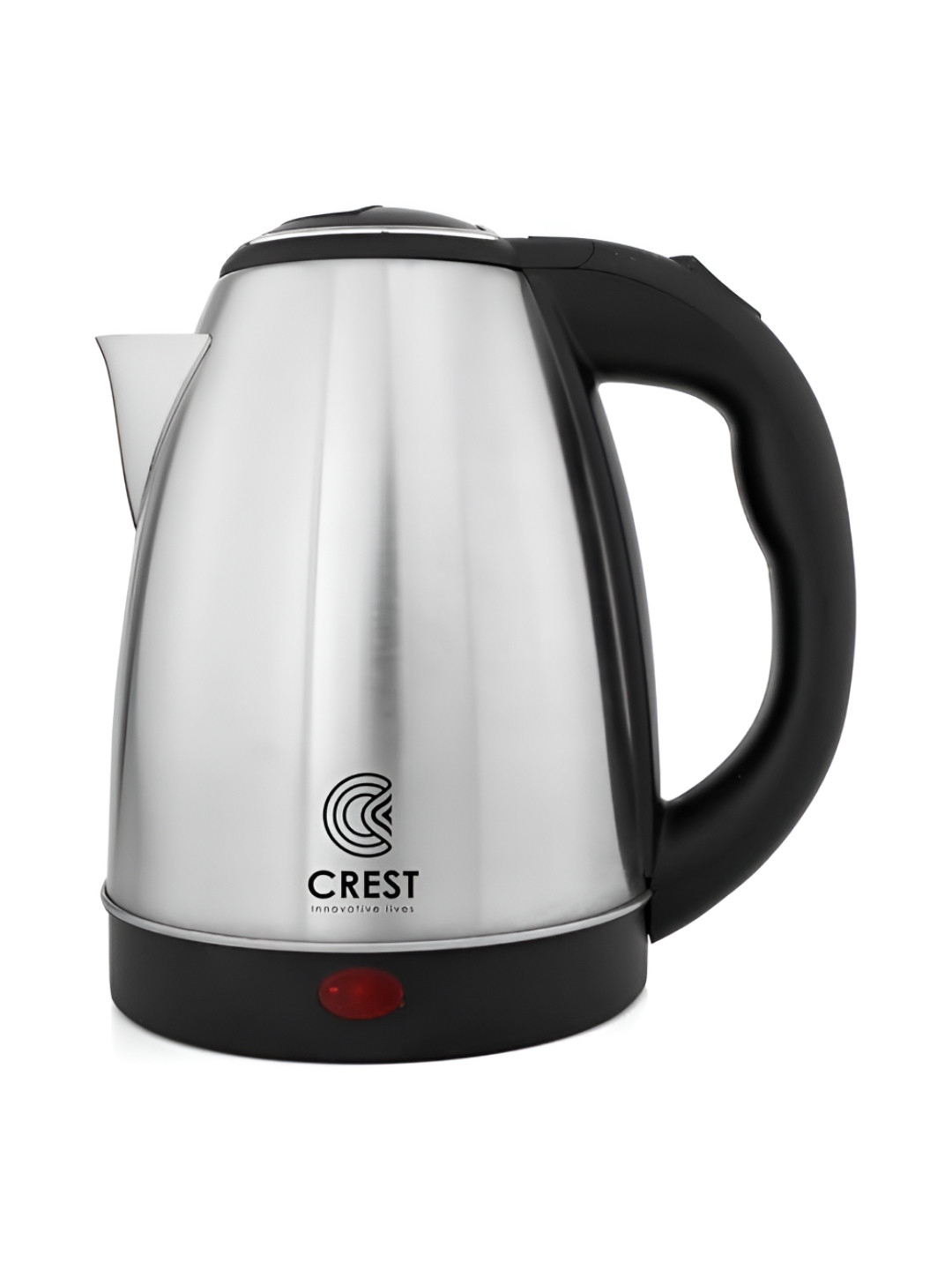 Crest Innovative Lives Galaxy Grey Stainless Steel Easy To Clean Kettle With Holder-1.5 L
