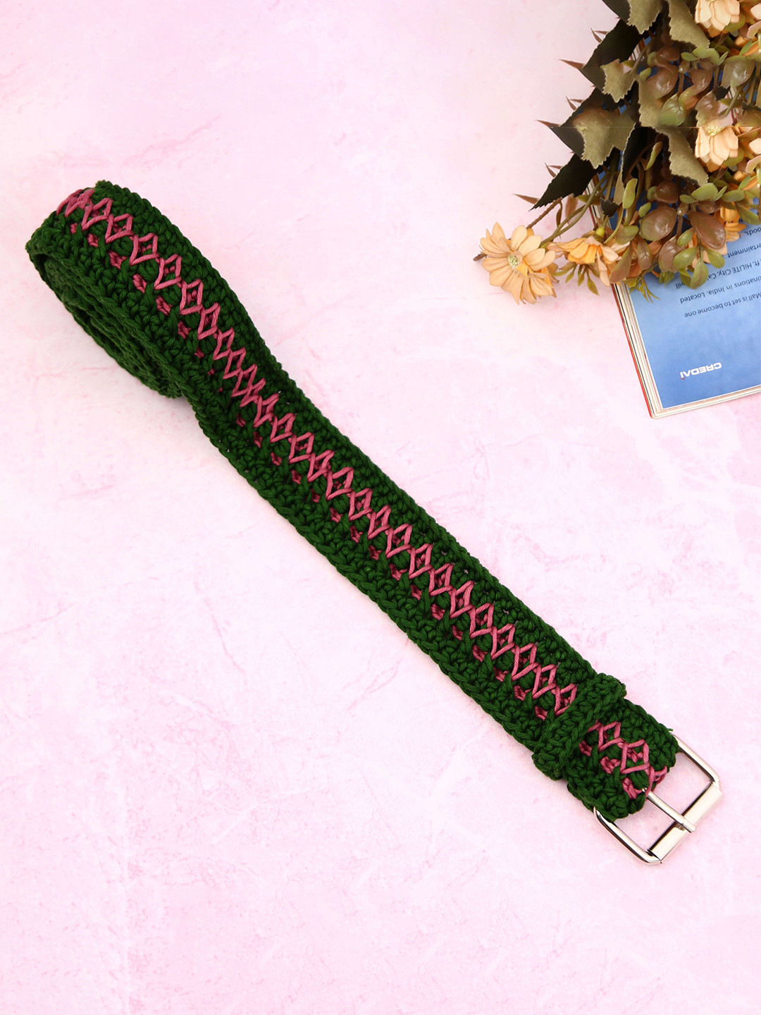 Magic Needles Women Braided Belt