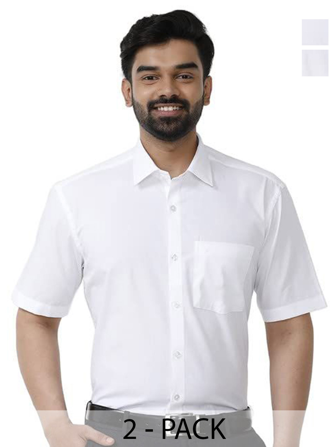 UATHAYAM Men Relaxed Opaque Formal Shirt