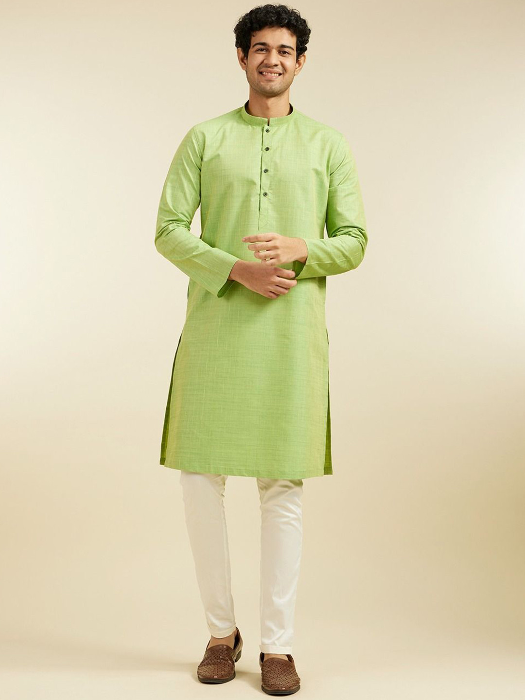 Diwas by Manyavar Men Regular Kurta with Pyjamas