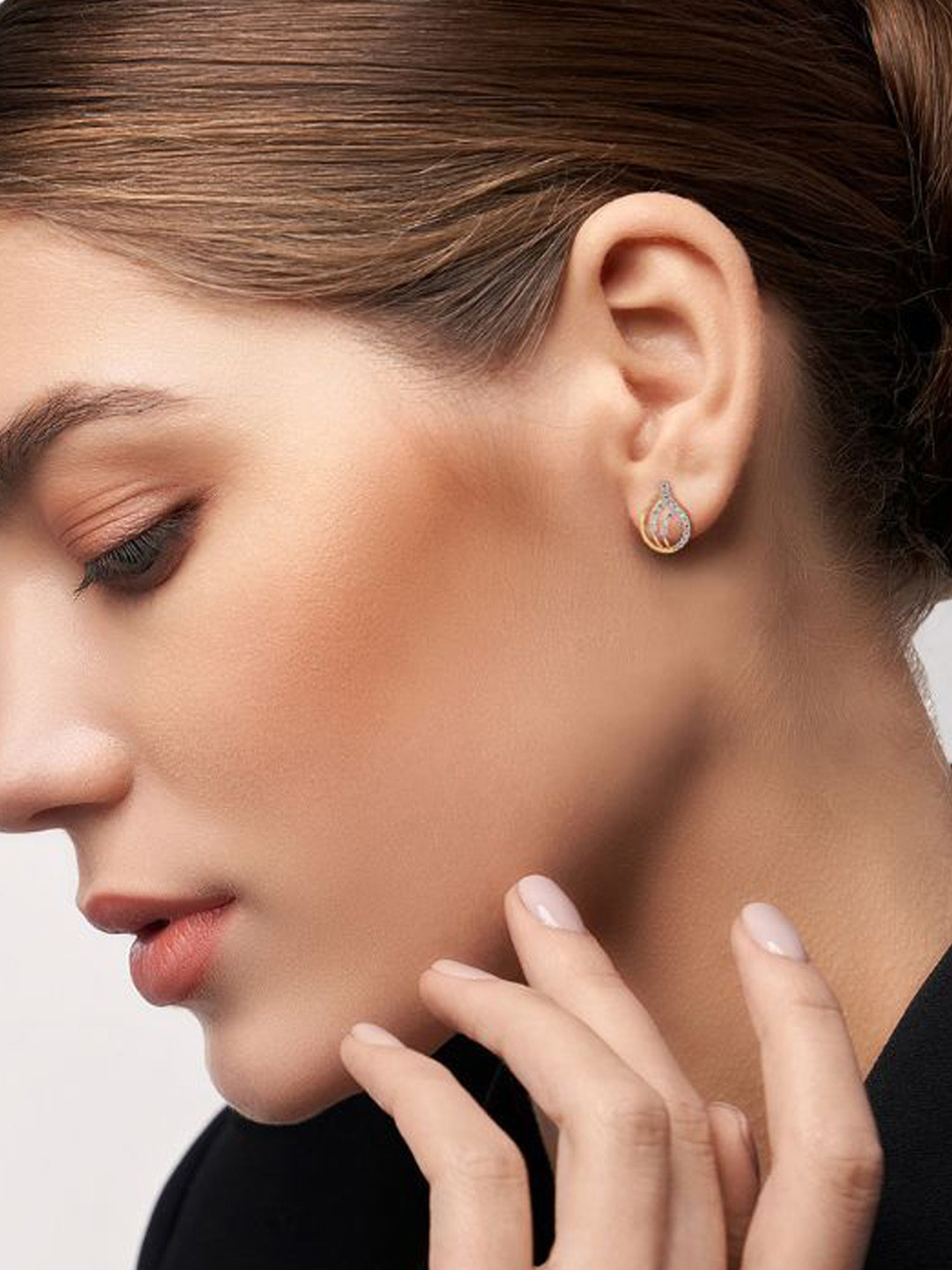 Emori Dazzling Lab Diamond in 14KT Gold Earring