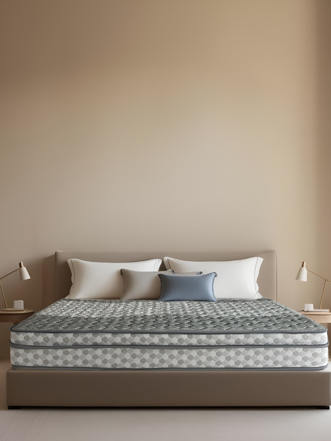 Sleepwell Ortho Pro Spring 8 inch Queen Pocket Spring Mattress - 75 inch x 60 inch