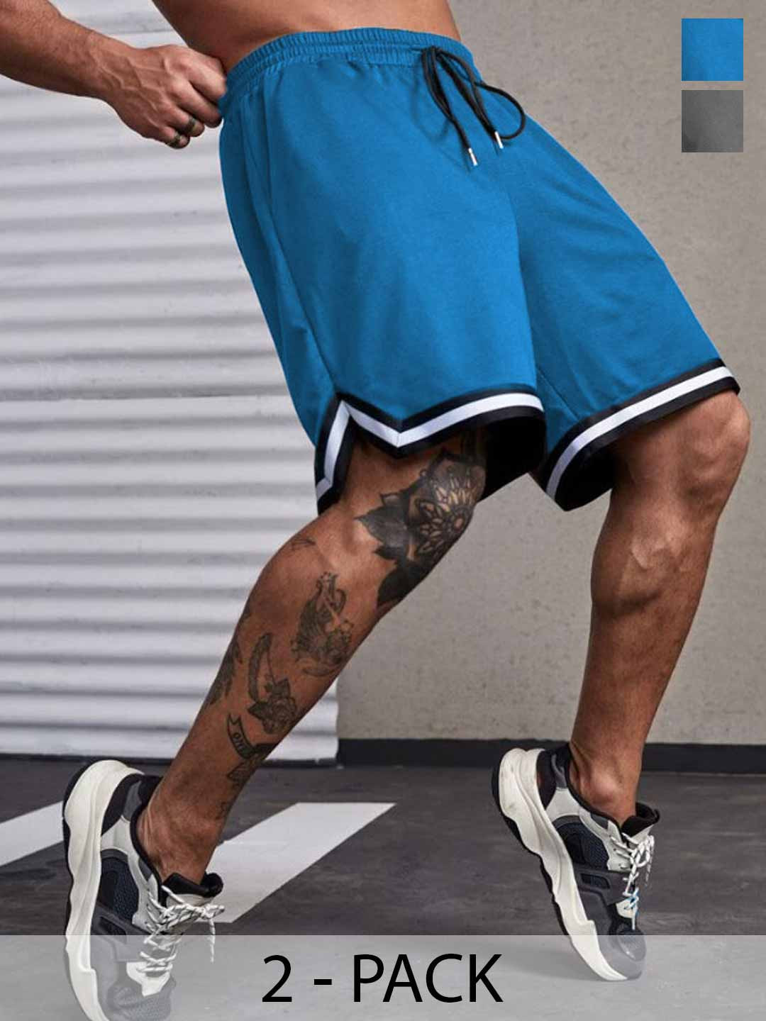 culish Men High-Rise Training or Gym Sports Shorts