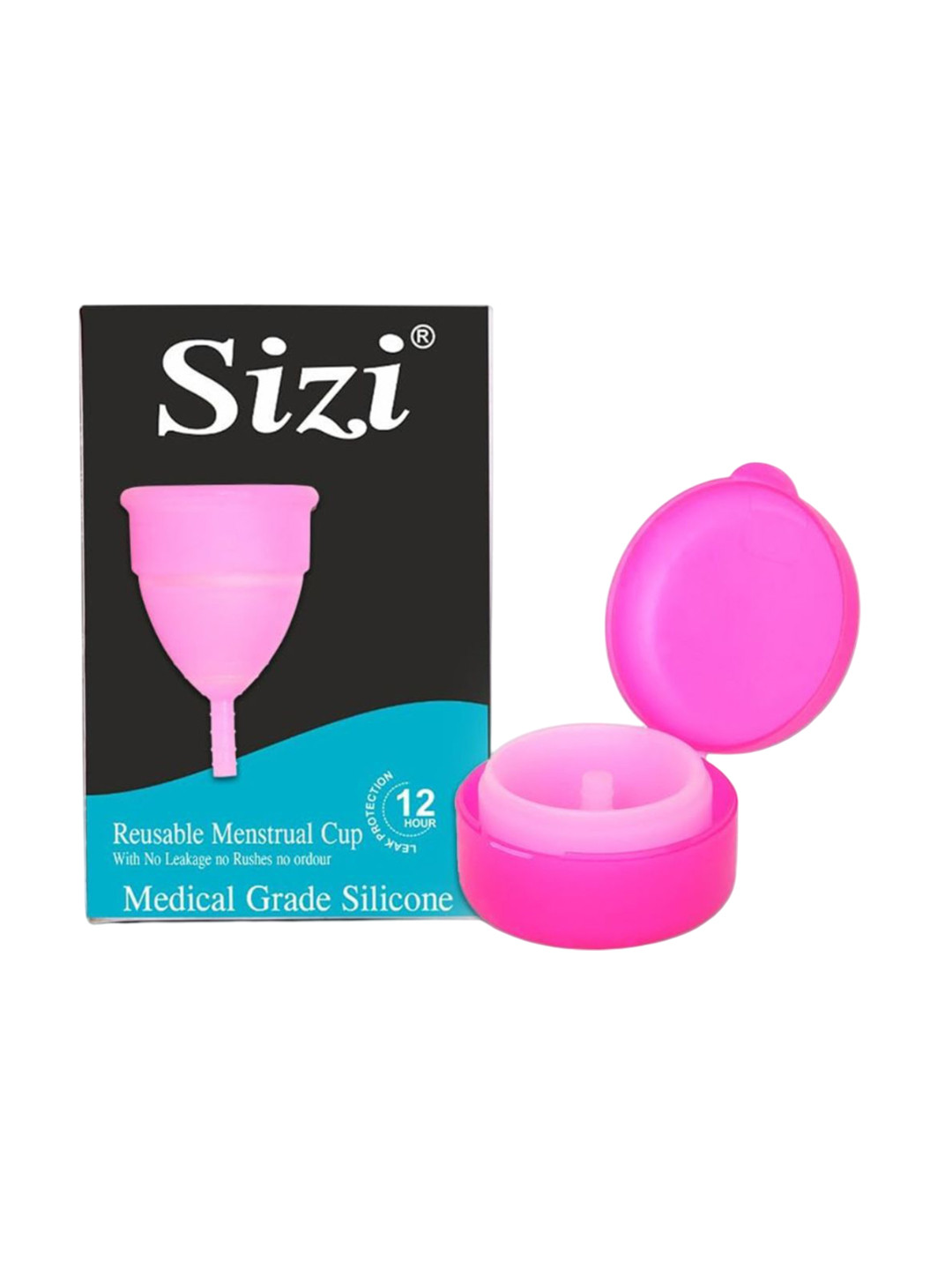 Sizi Reusable Soft and Leakproof Silicone Folding Menstrual Cup