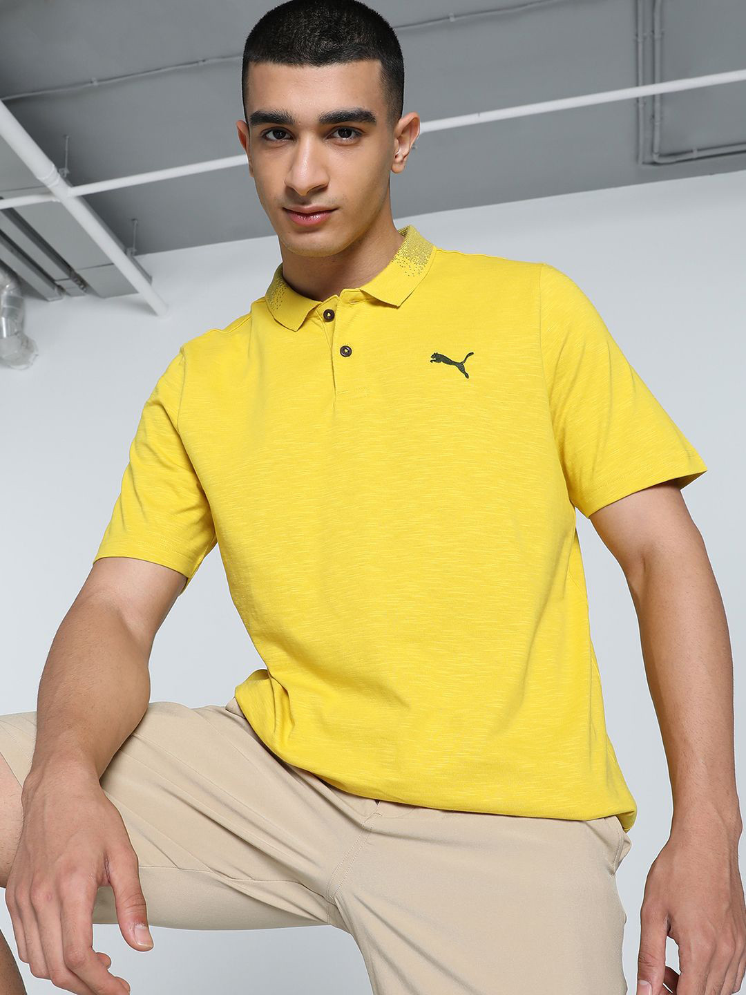Puma Men's Slub Polo