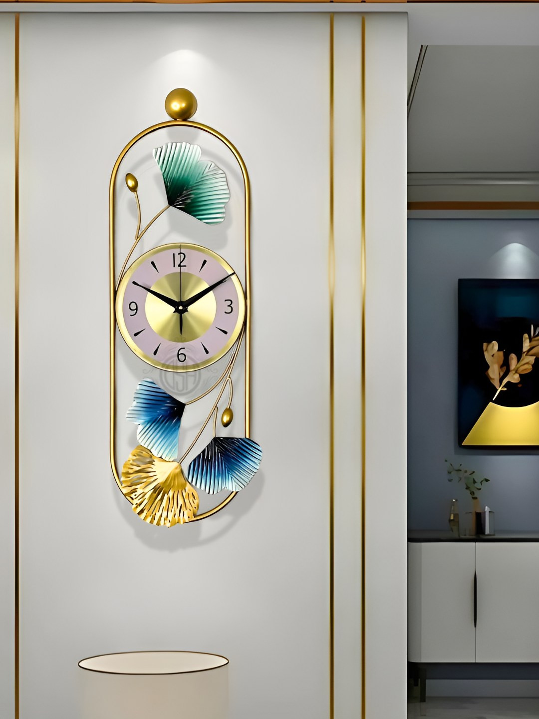 DSH Crafting Your Curiosity Metal Large Display Rectangle Battery Analogue Wall Clock