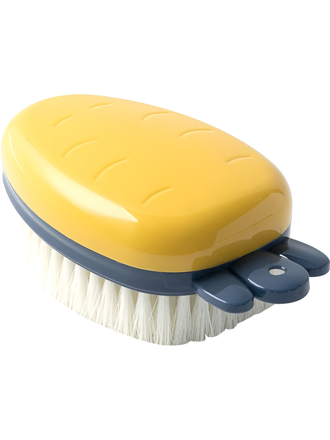 Baskety Yellow & Blue Soft Bristle Laundry Cleaning Brush Tool