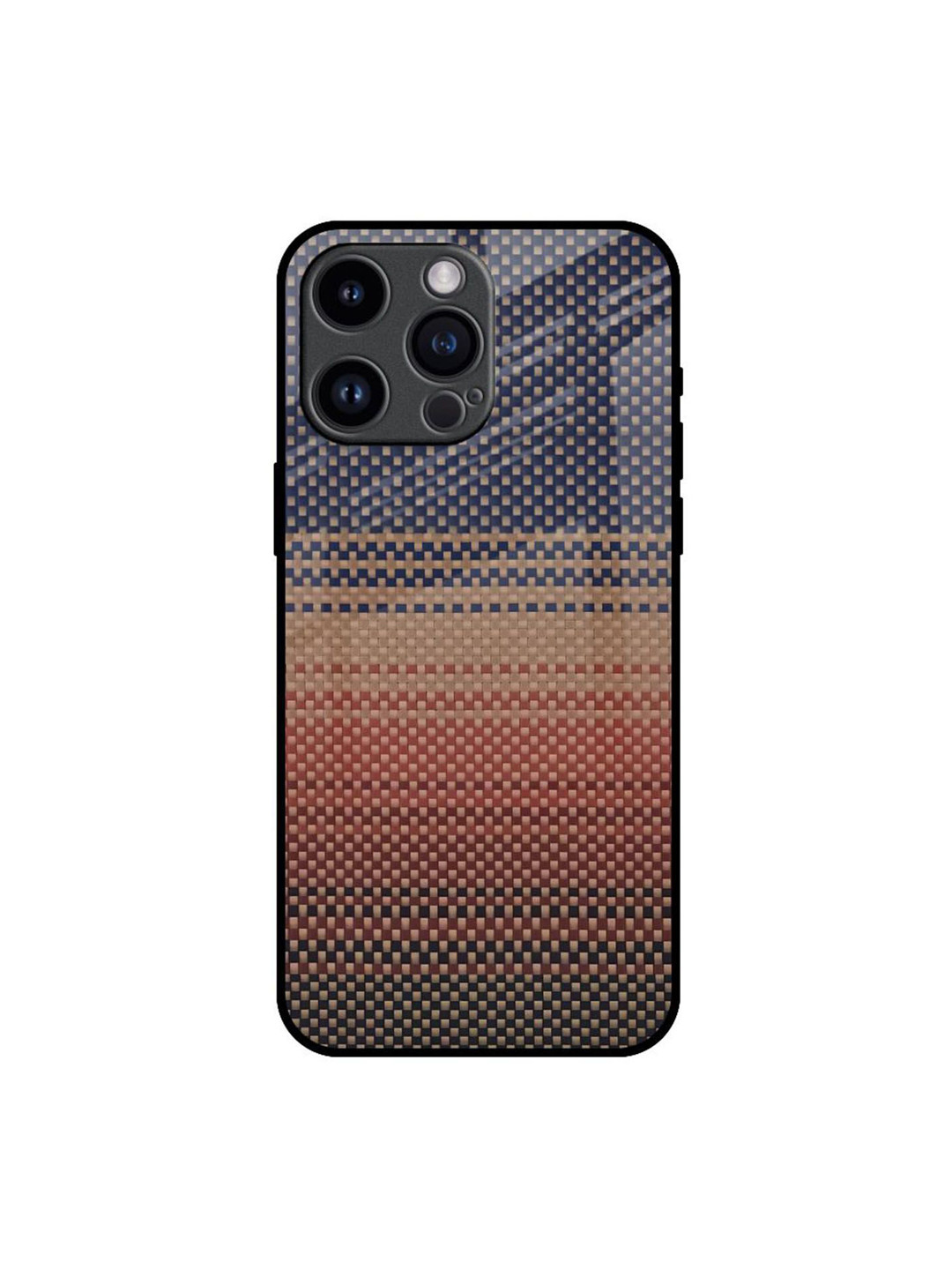 QRIOH Fiber Artistry Printed iPhone 14 Pro Max Back Case