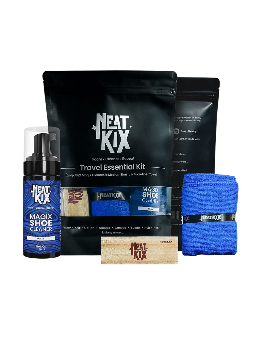 NEATKIX Travel Shoe Care Essential Kit