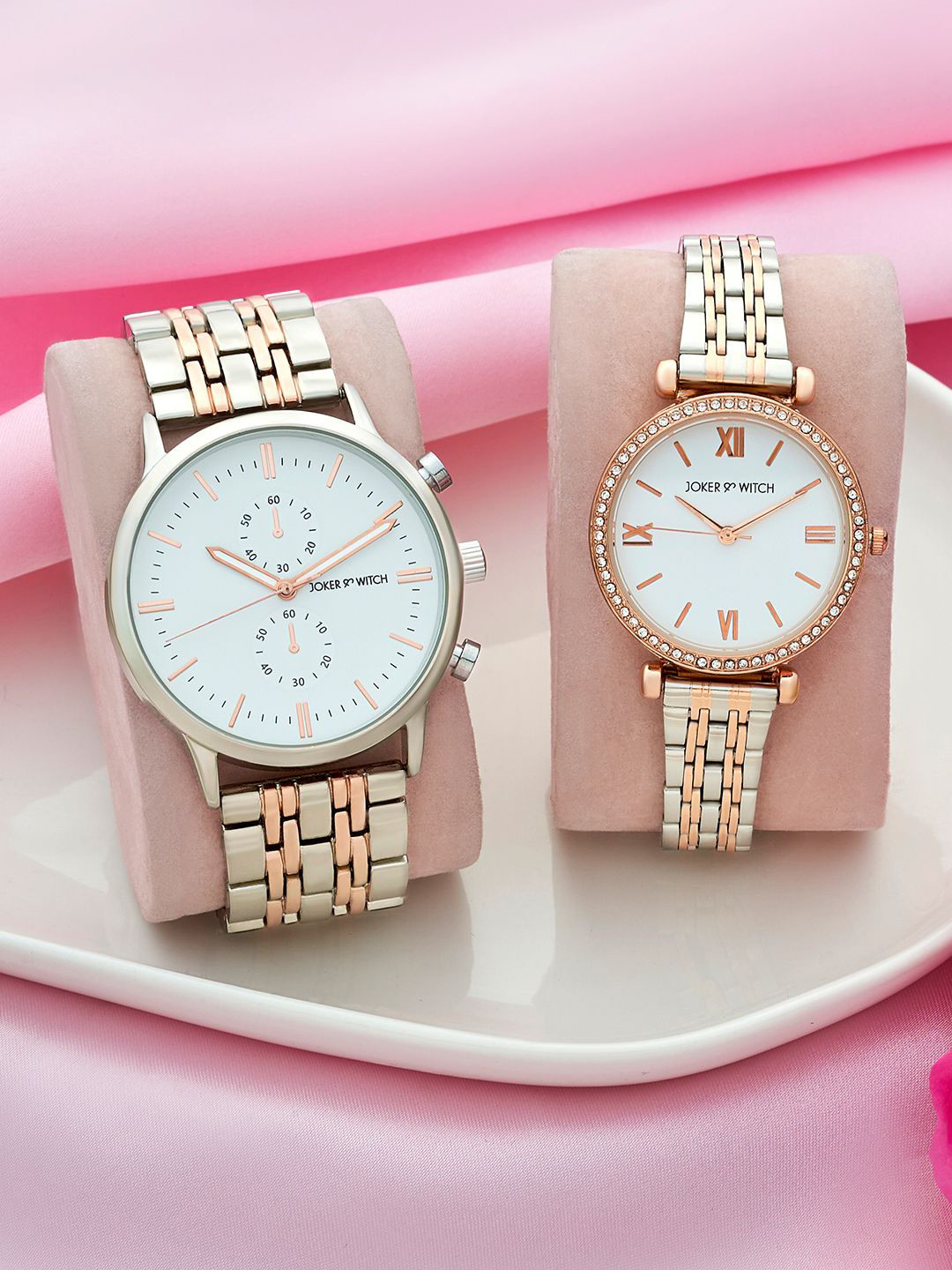 JOKER & WITCH Anakin & Padm Analogue Couple Watches Giftset