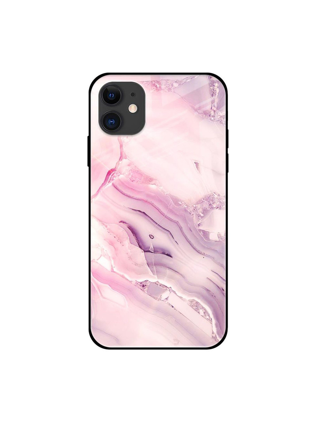 QRIOH Diamond Pink Gradient Printed iPhone 12 Mini Back Case
