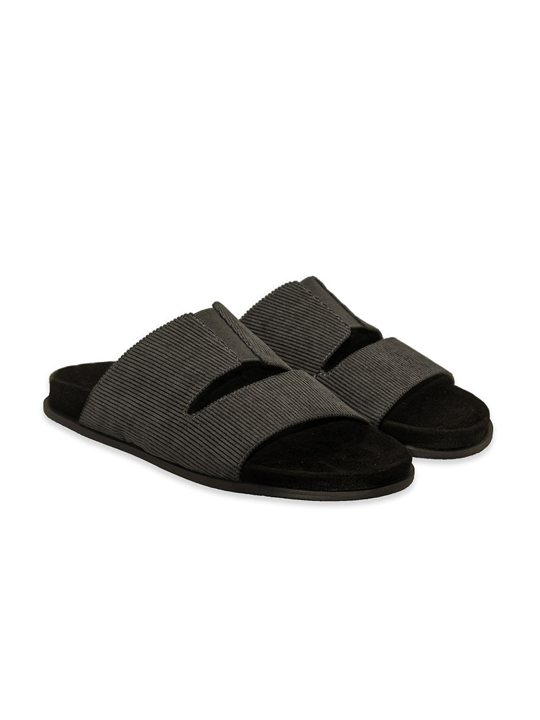 Planet Paaduks Finn Cloak Corduroy Grey Men Slides