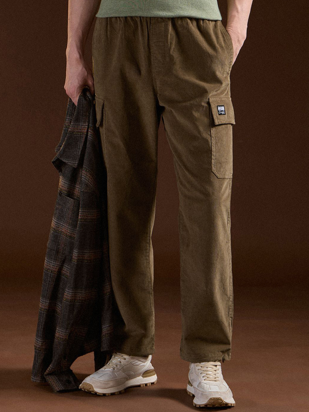 THE BEAR HOUSE Men Corduroy Cargo Pants