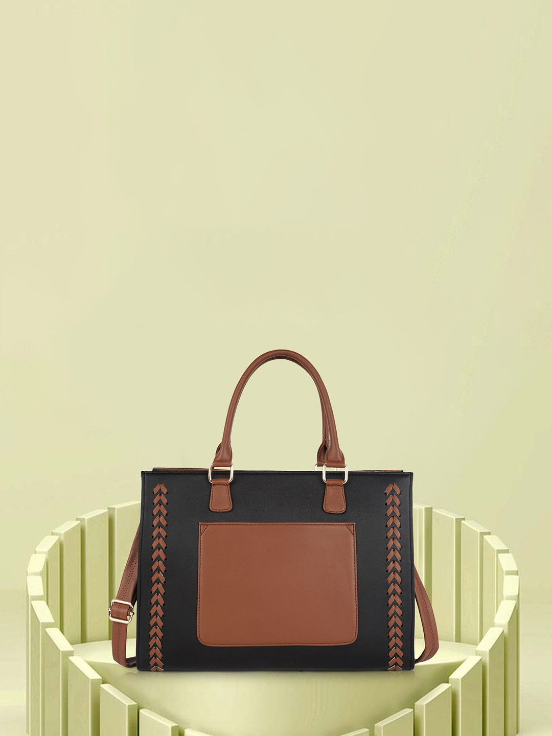 ROMOFY Tote Bag with Fringed