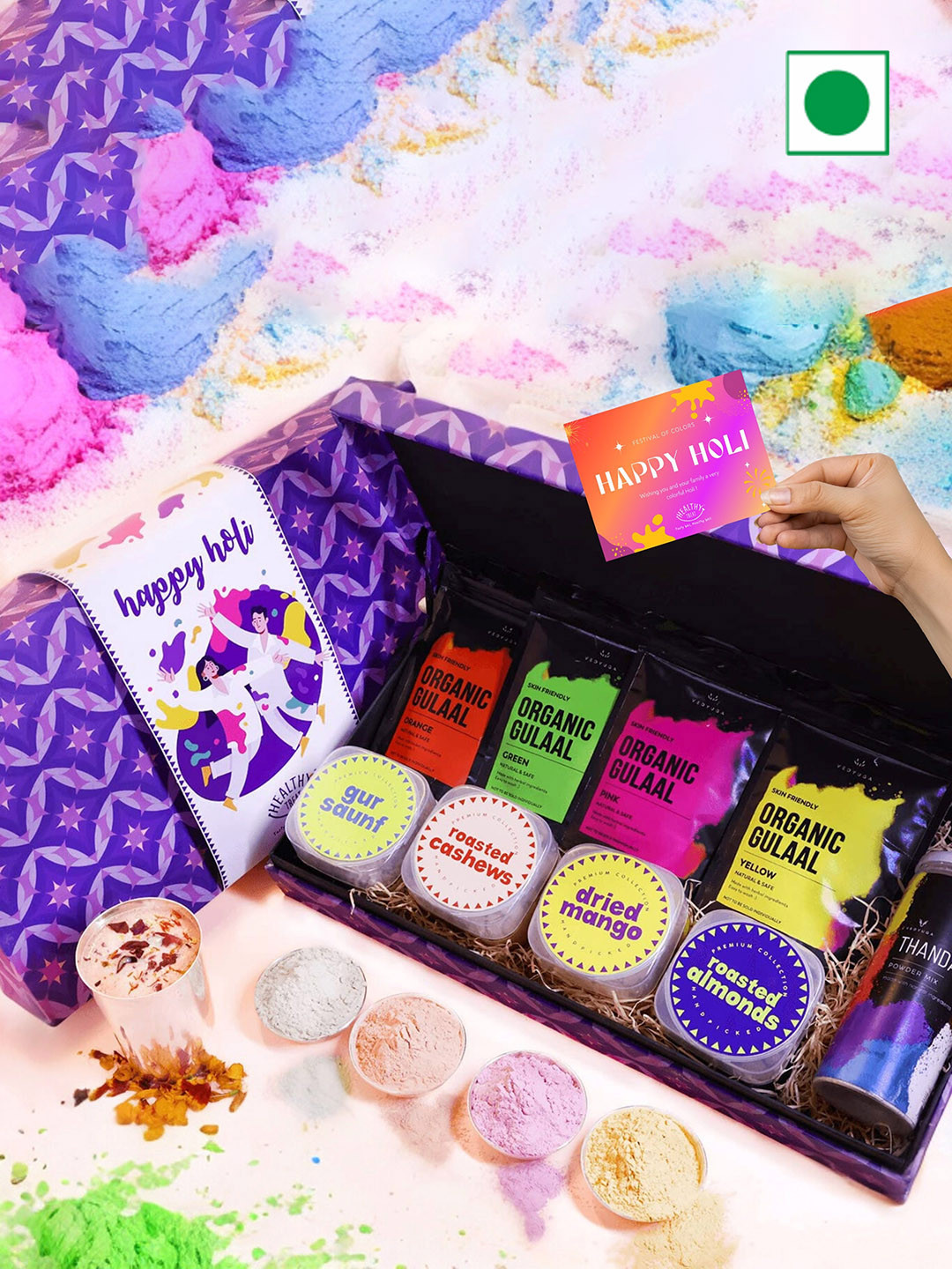 Healthy Treat Holi Gift Hamper Dry -1600 gm