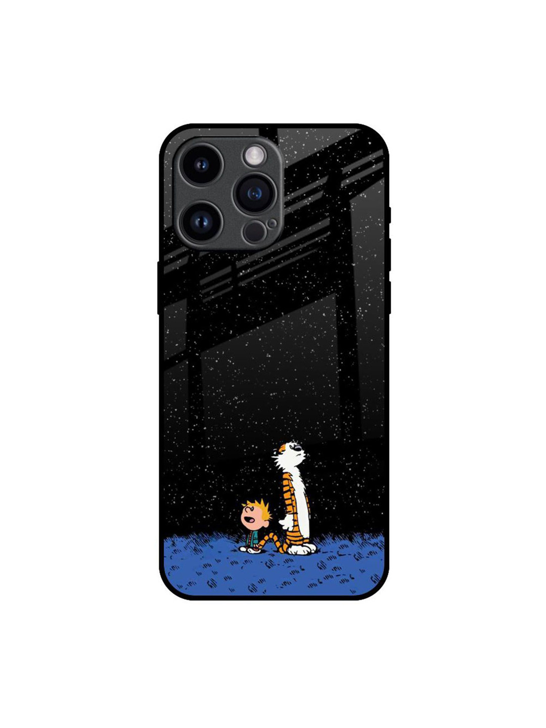 QRIOH Night Sky Star Real Printed iPhone 14 Pro Max Back Case