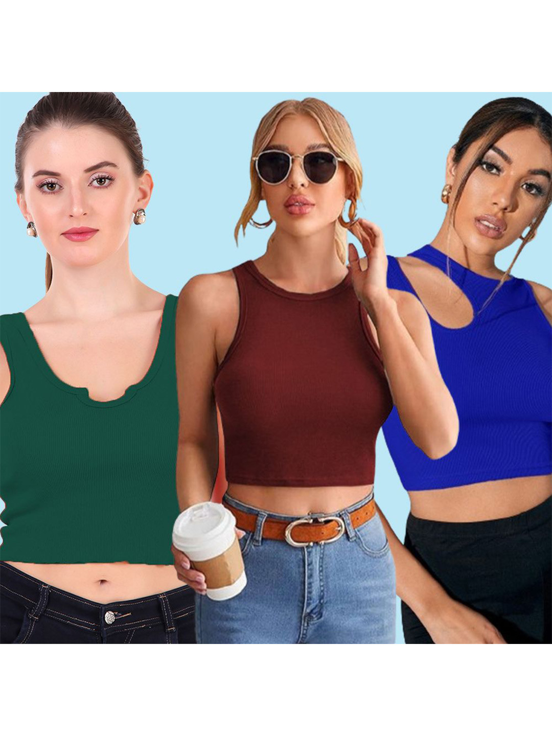 Moda Rapido Tank Crop Top