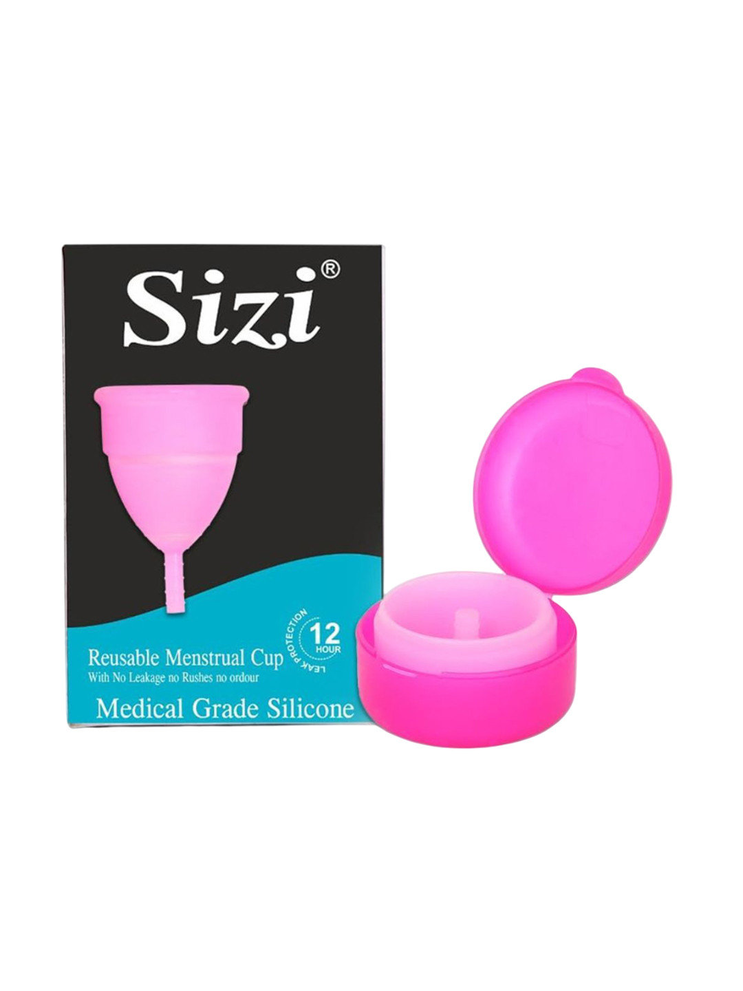 Sizi Reusable Soft and Leakproof Silicone Folding Menstrual Cup