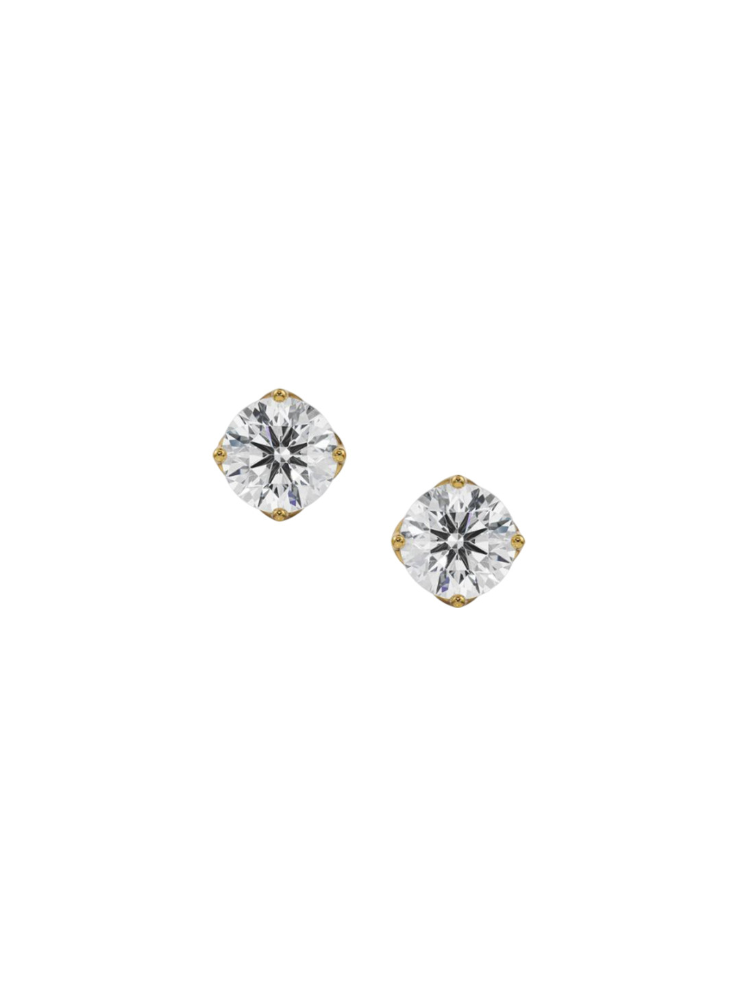 Emori 0.5 CT Timeless Solitaire Lab Diamond in 14KT Gold Earring