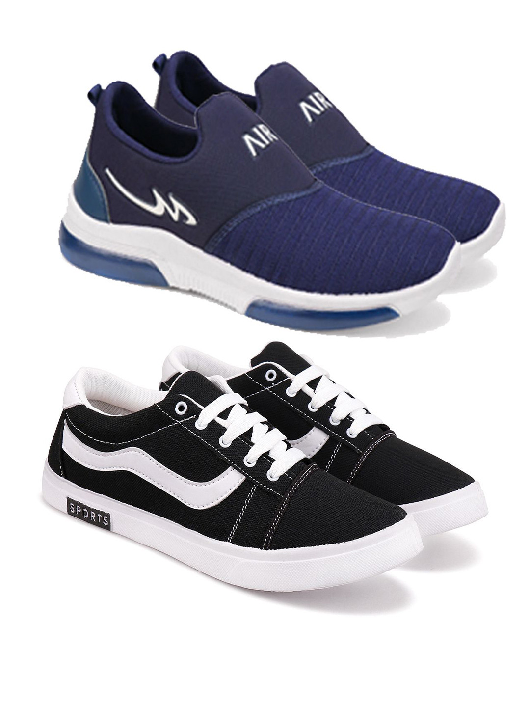 World Wear Footwear Men Running Non-Marking Shoes