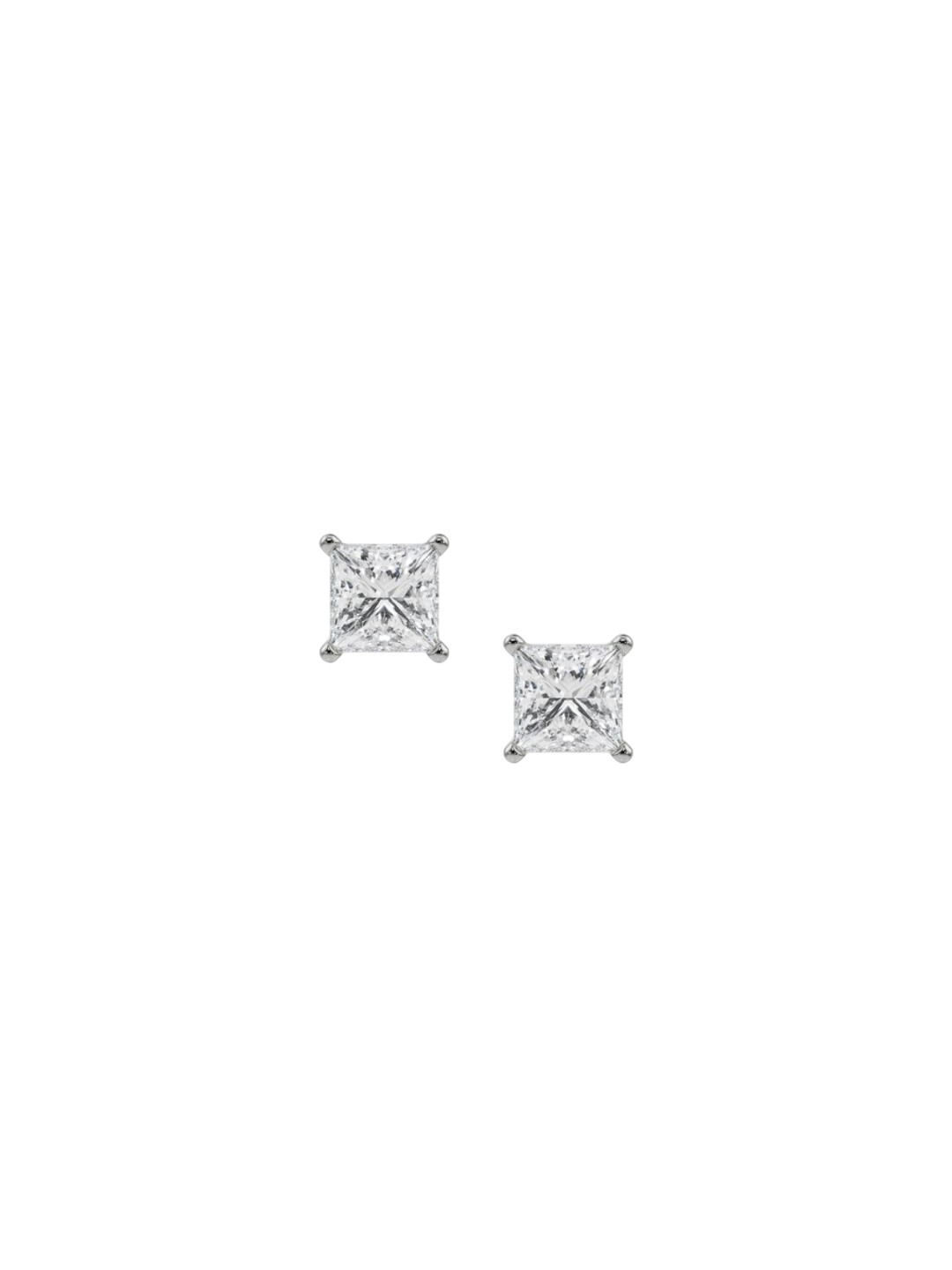 Emori 0.5 CT Timeless Princess Solitaire Lab Diamond Earring in 18KT Gold