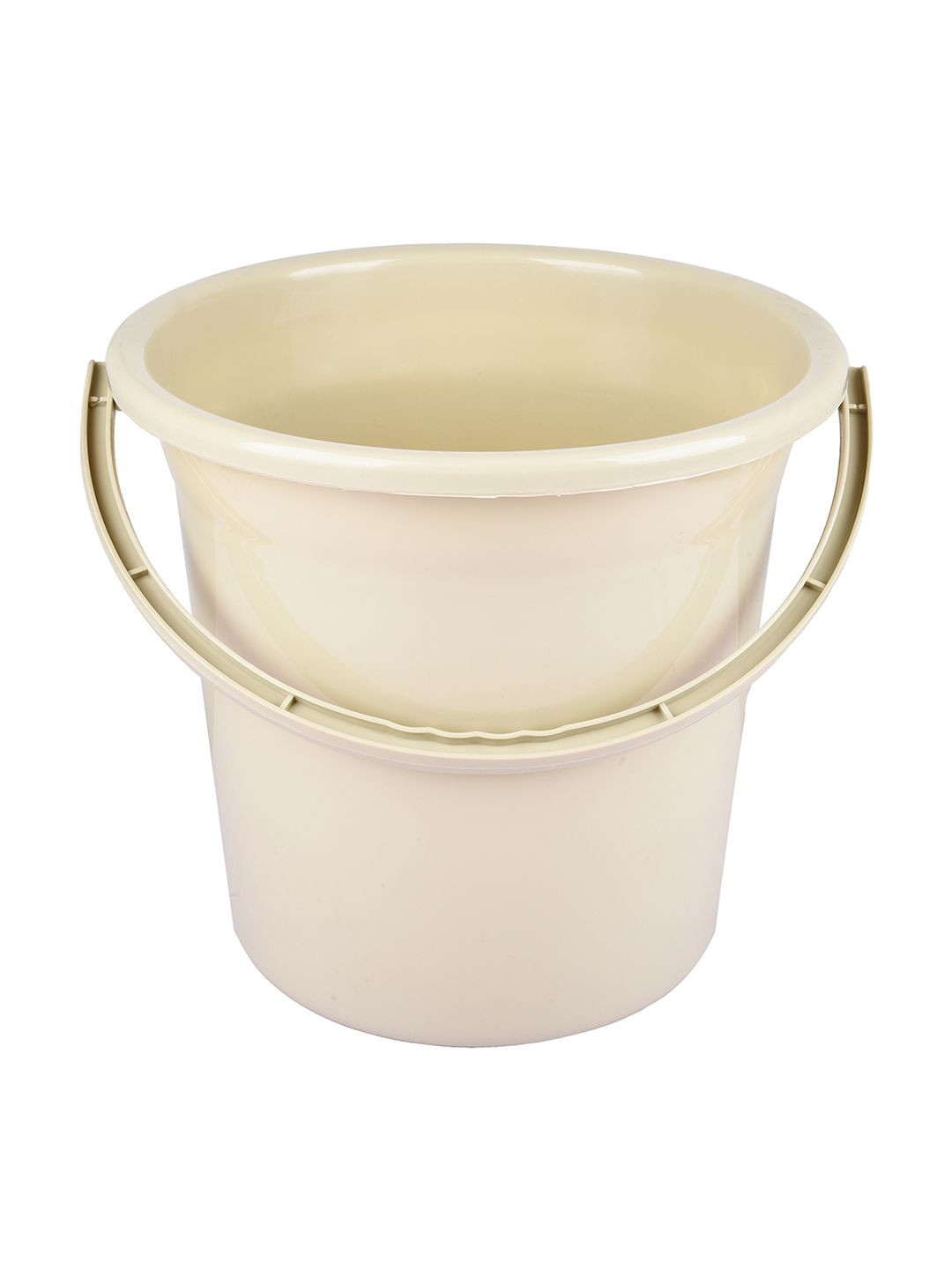 Kuber Industries Beige Bathroom Bucket 18L