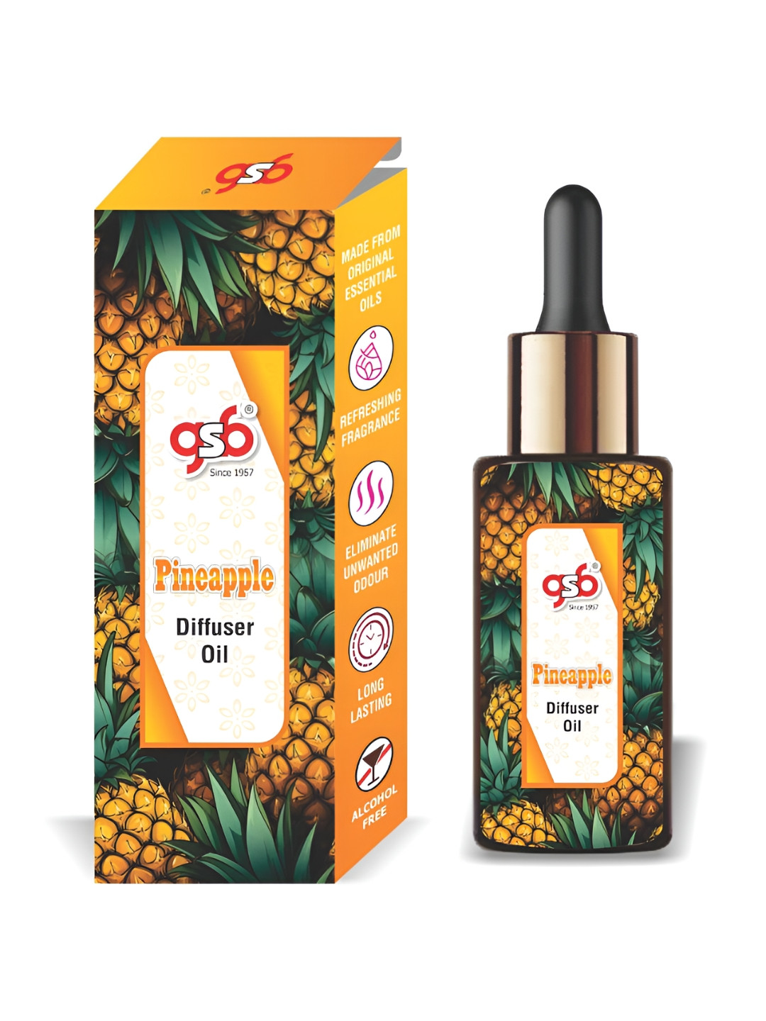 GSB Transparent Pineapple Diffuser Oil - 15 ml