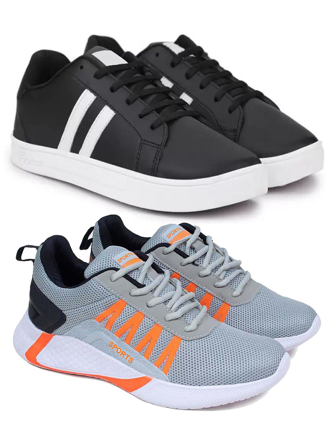 World Wear Footwear Men Running Non-Marking Shoes